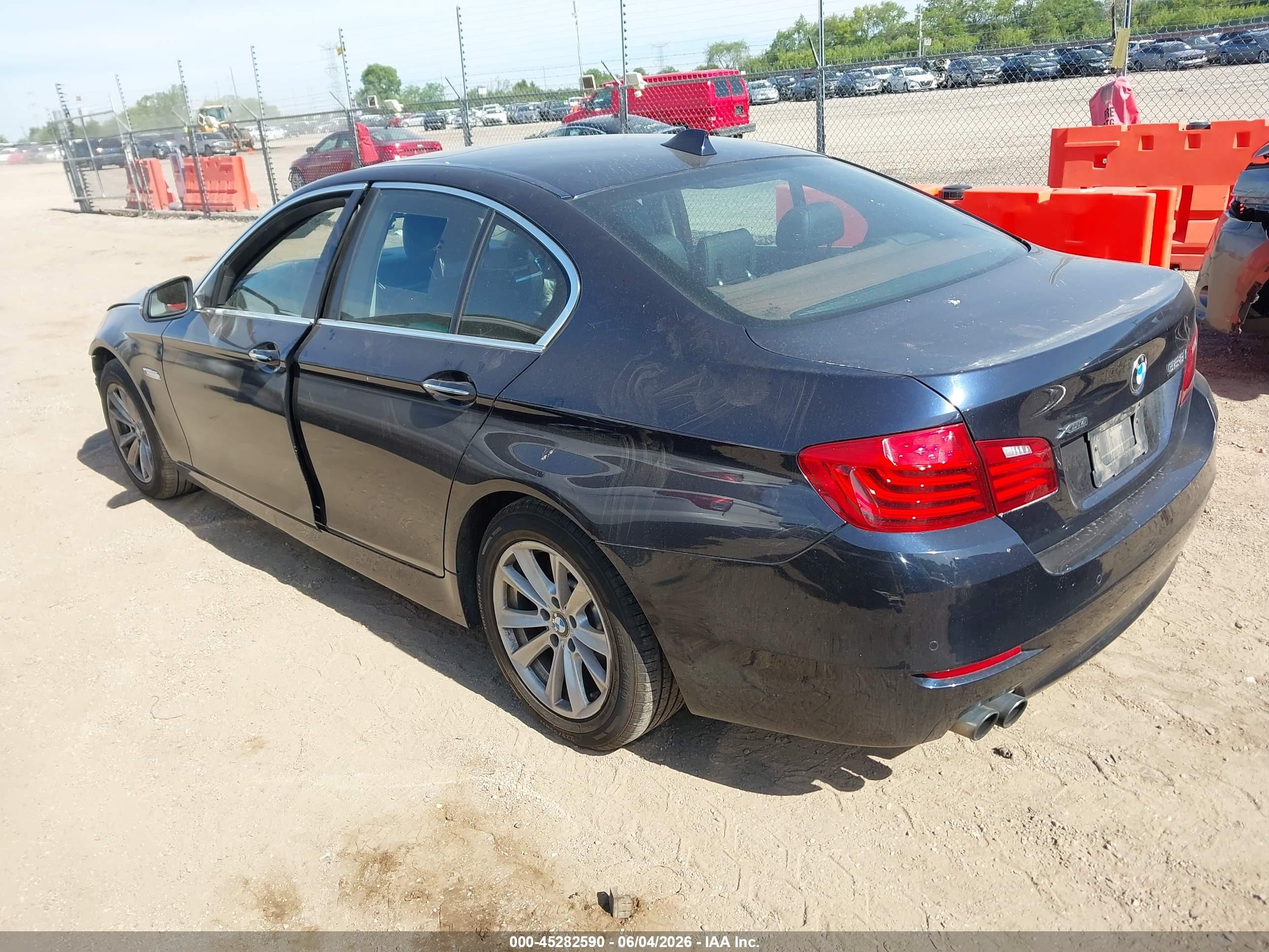 2014 Bmw 528i Xdrive Navy vin: WBA5A7C5XED612268