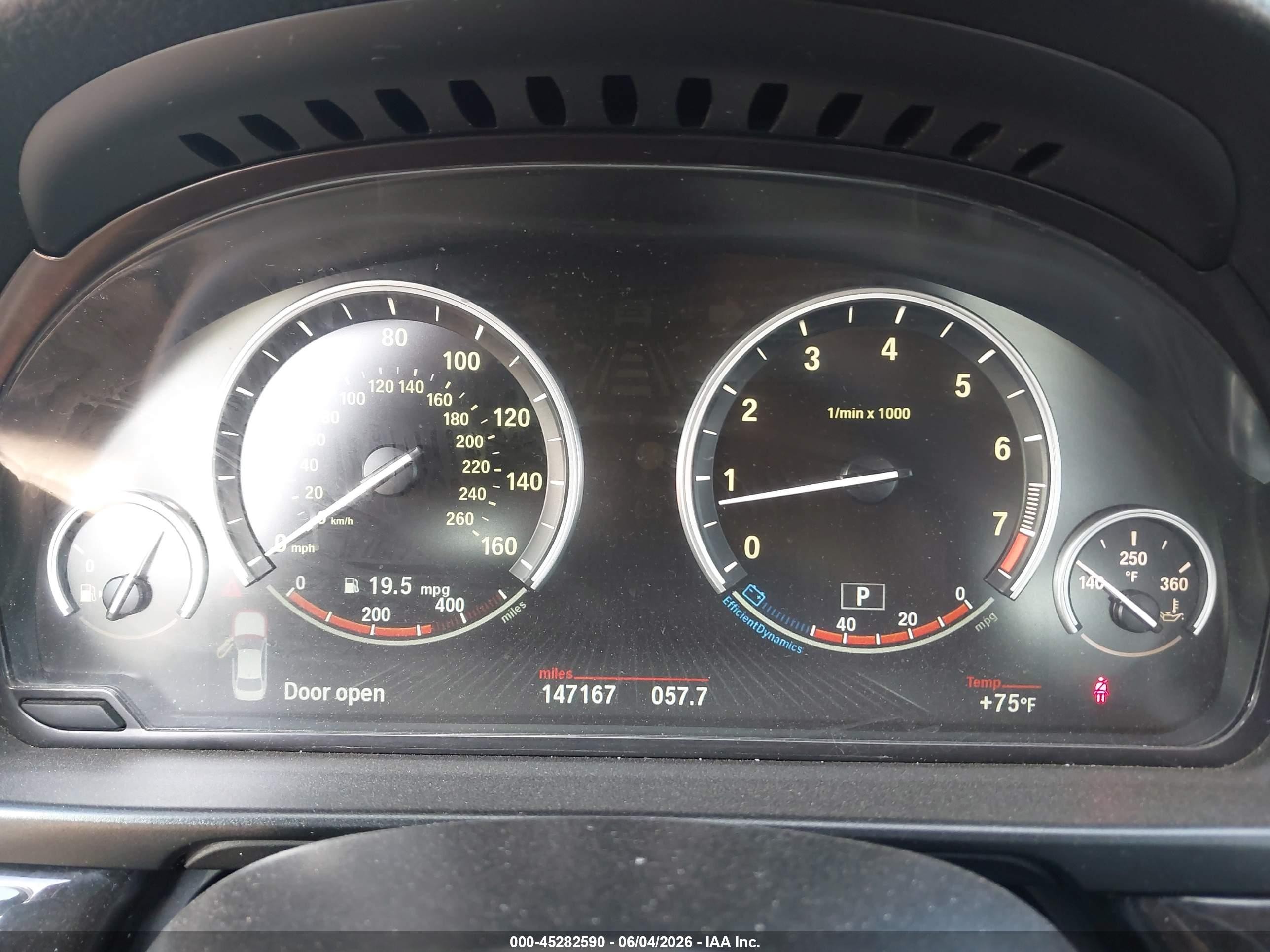 2014 Bmw 528i Xdrive Navy vin: WBA5A7C5XED612268