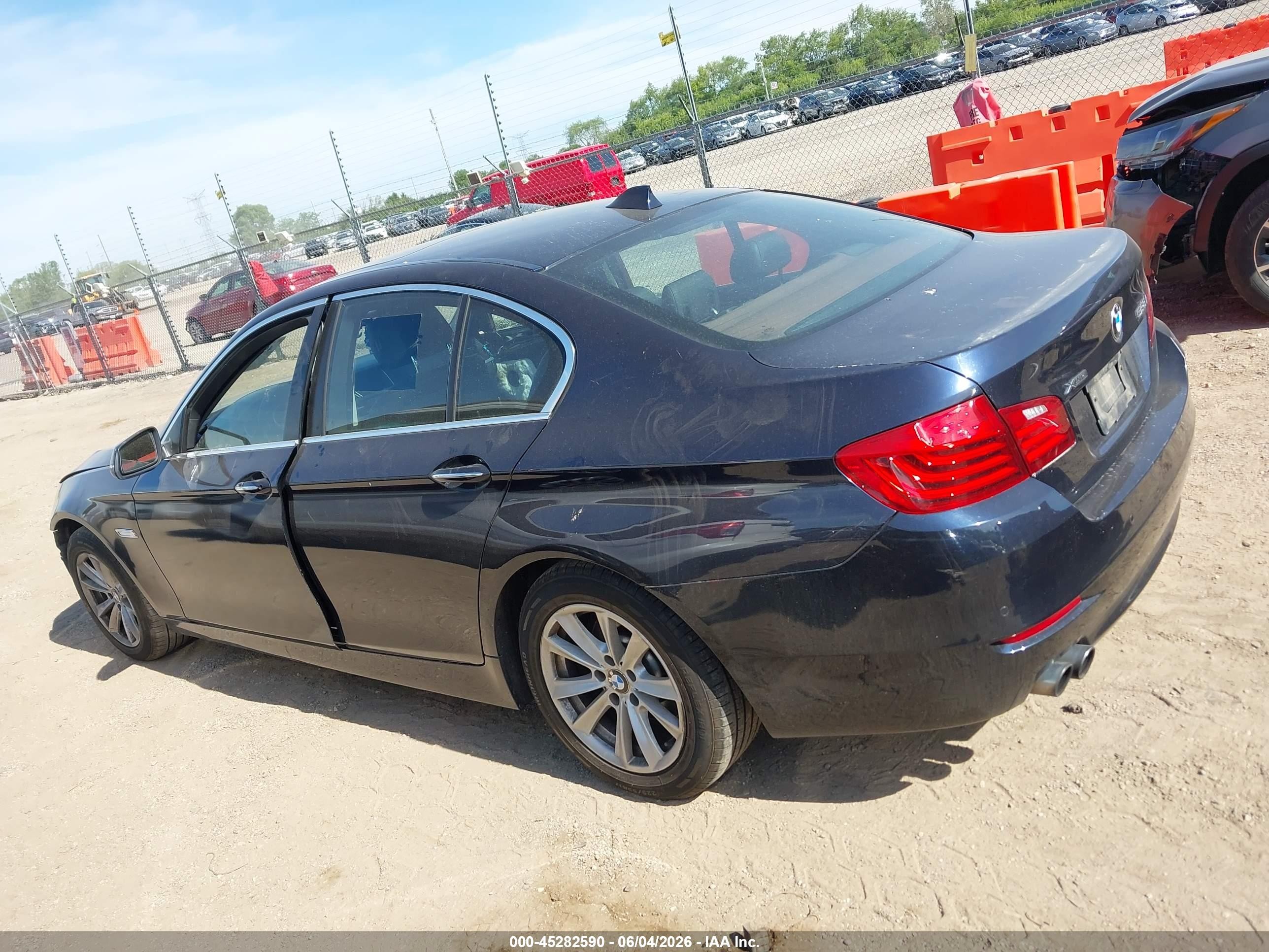 2014 Bmw 528i Xdrive Navy vin: WBA5A7C5XED612268