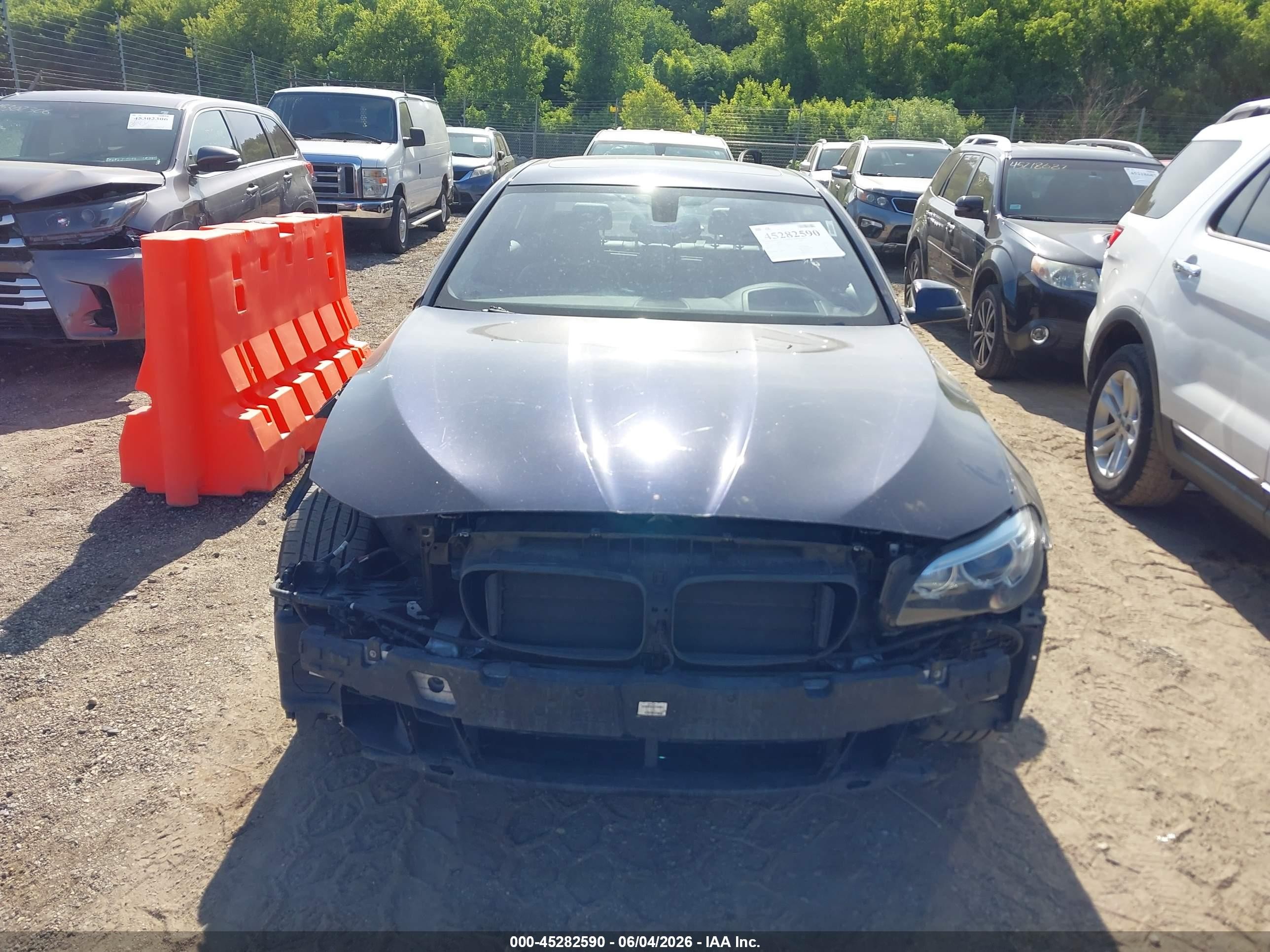 2014 Bmw 528i Xdrive Navy vin: WBA5A7C5XED612268
