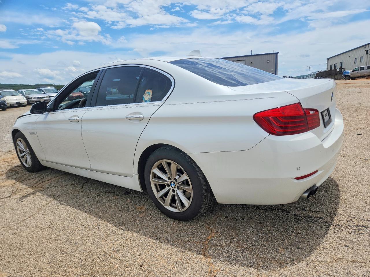 2015 Bmw 528 Xi White vin: WBA5A7C5XFD623675