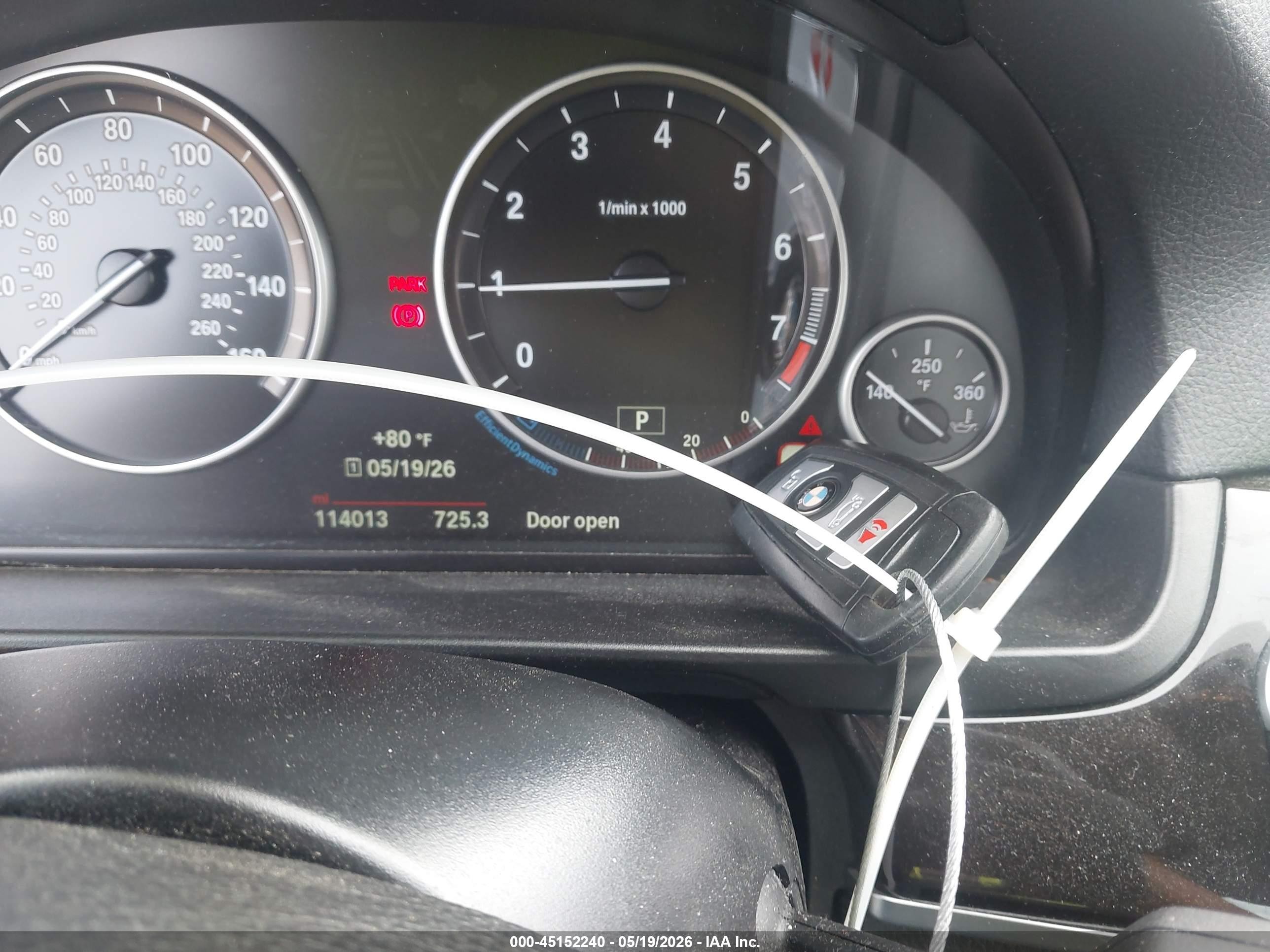 2015 Bmw 528i Xdrive Серый vin: WBA5A7C5XFD627015