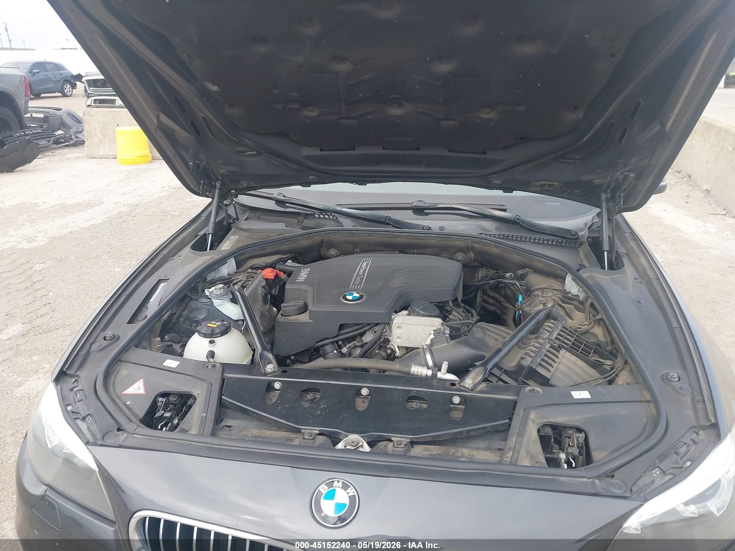 2015 Bmw 528i Xdrive Серый vin: WBA5A7C5XFD627015