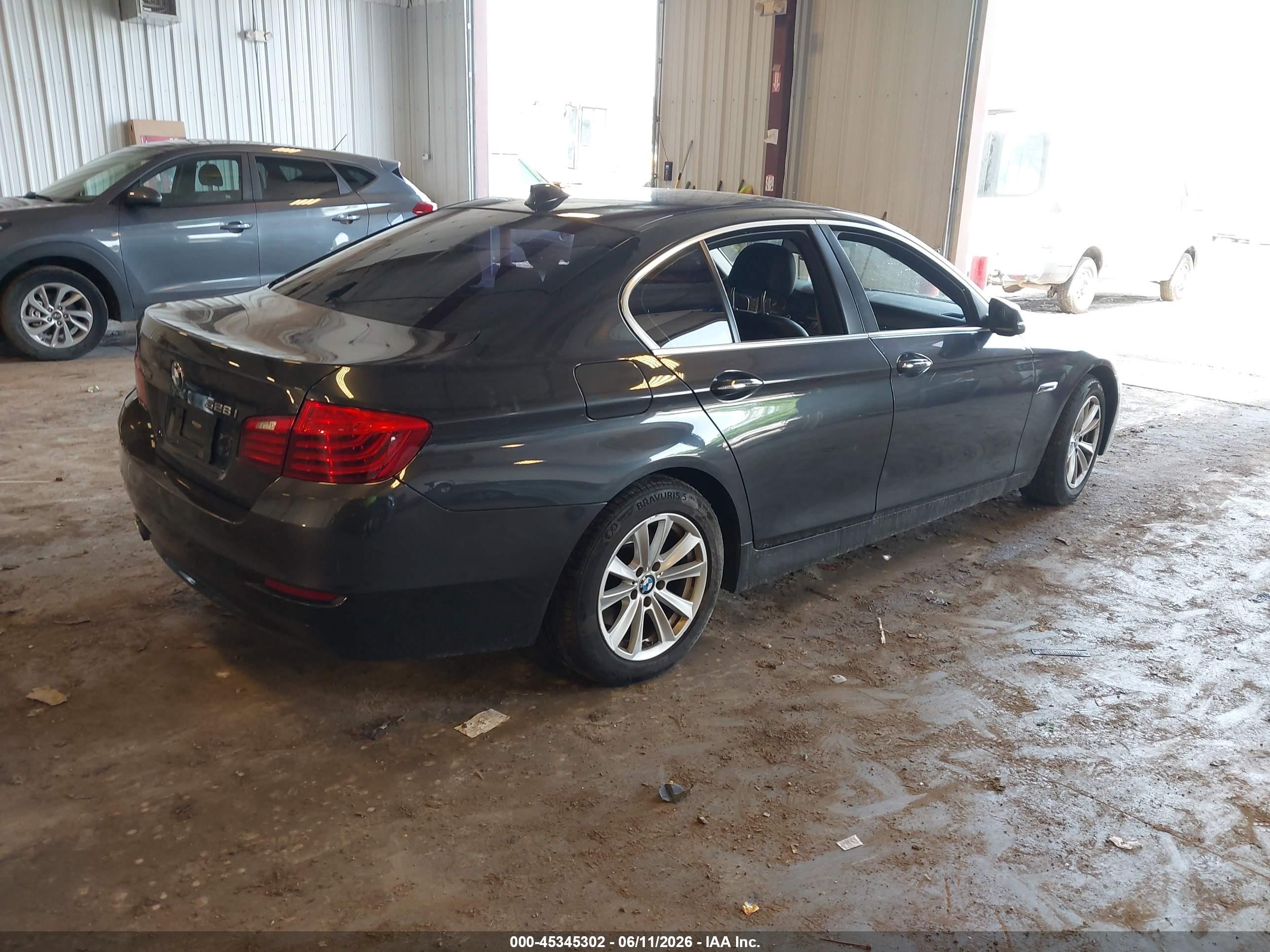 2015 Bmw 528i Xdrive Black vin: WBA5A7C5XFD628780
