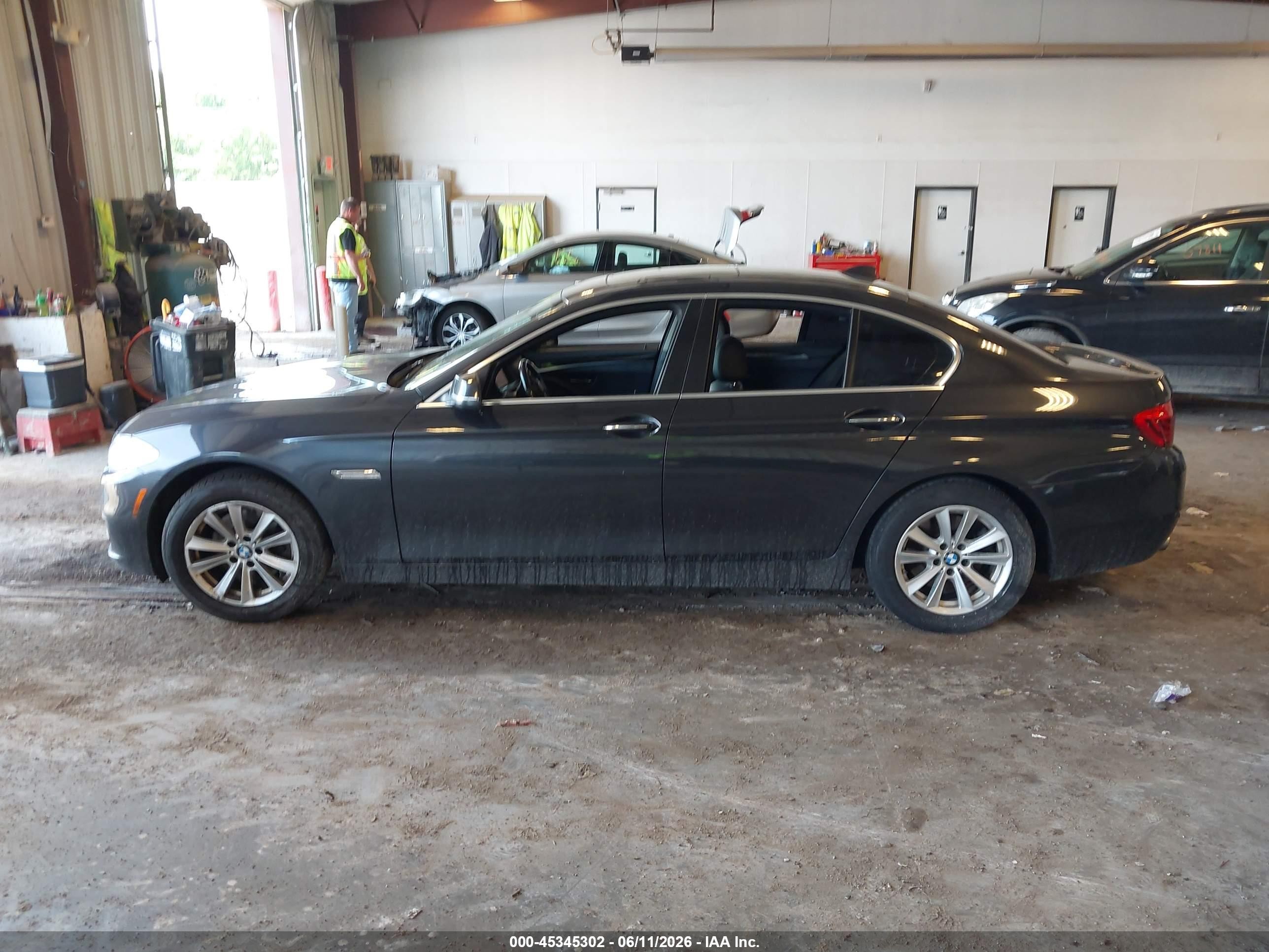 2015 Bmw 528i Xdrive Black vin: WBA5A7C5XFD628780