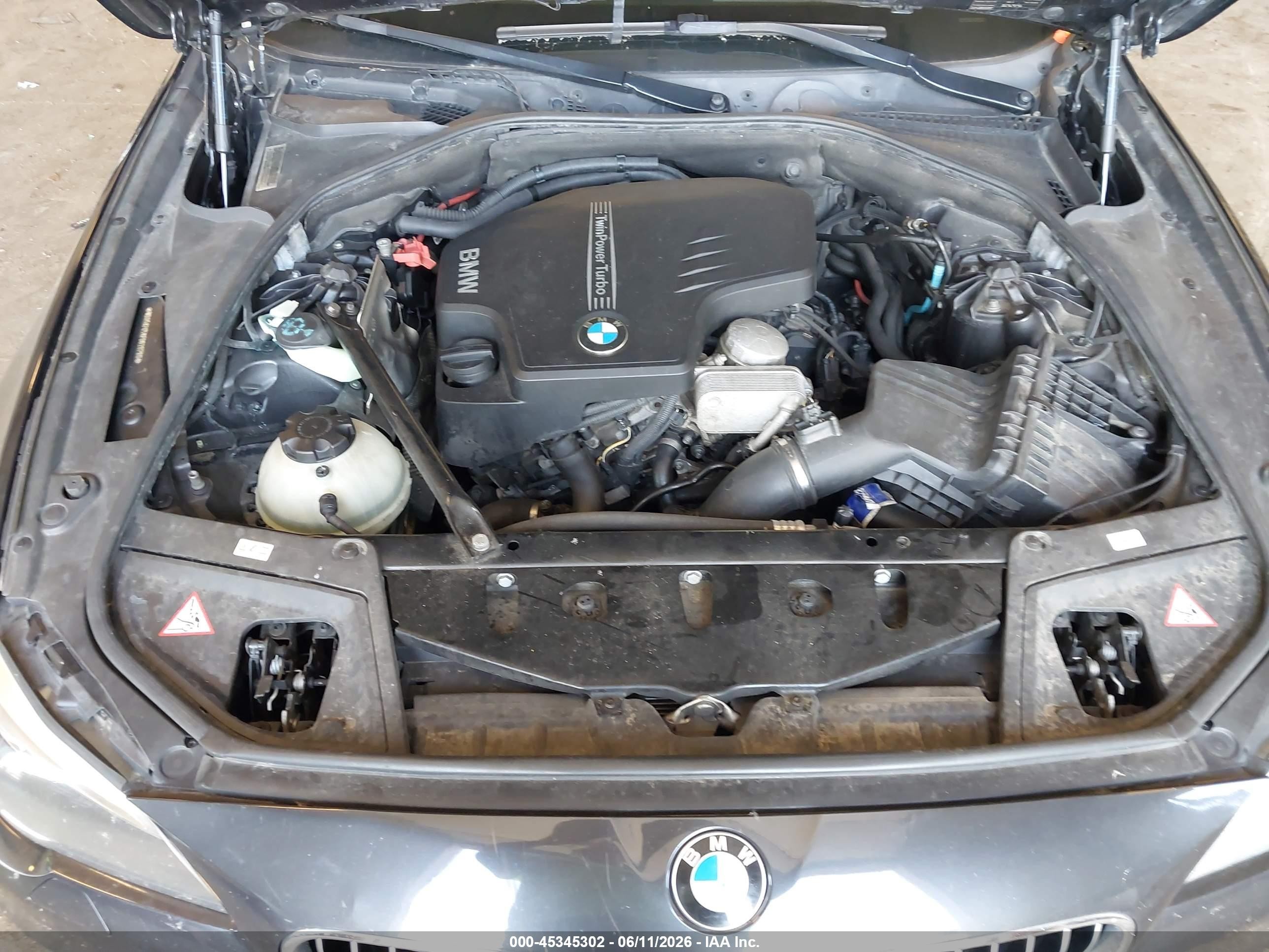 2015 Bmw 528i Xdrive Black vin: WBA5A7C5XFD628780