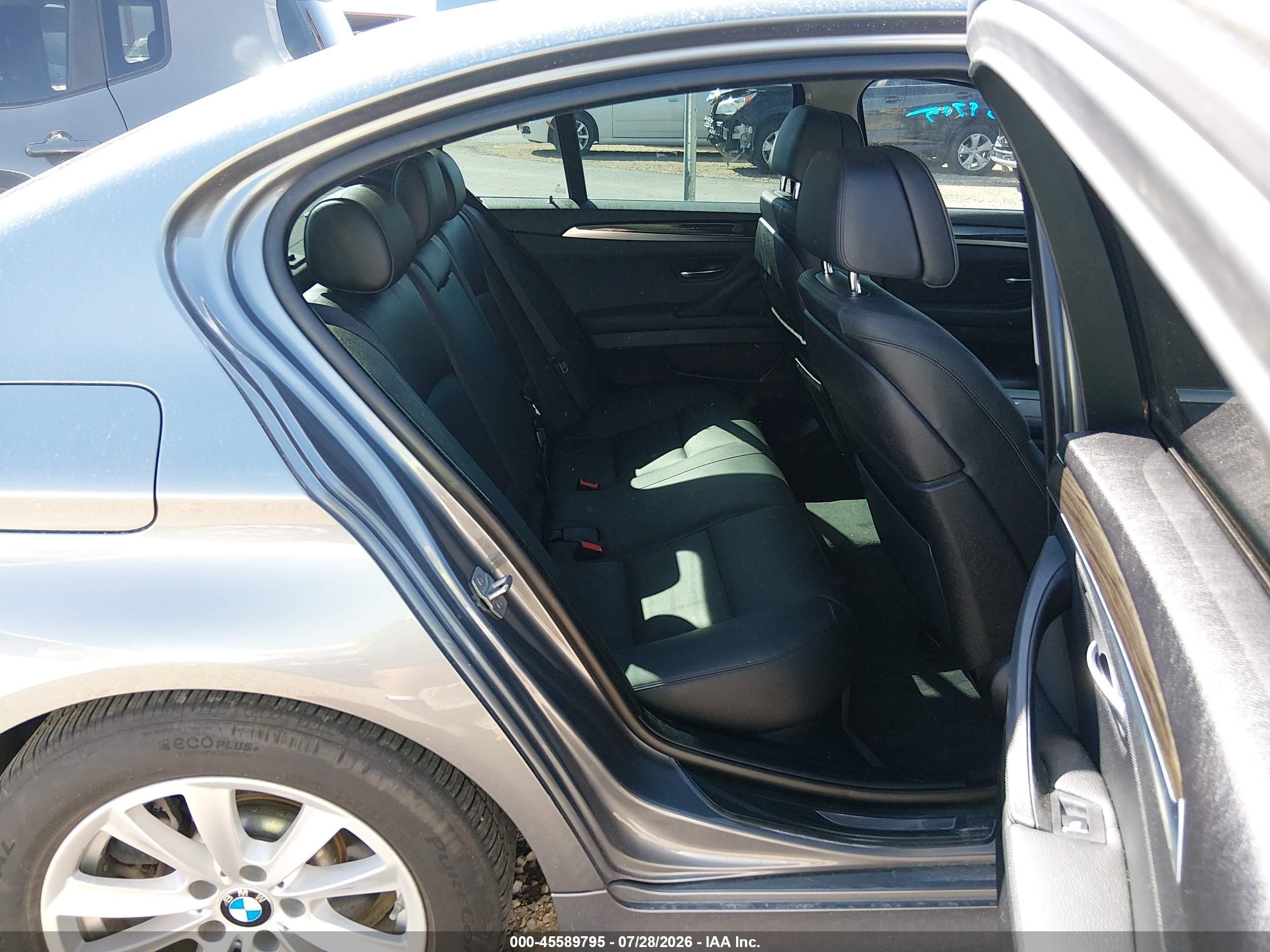 2015 Bmw 528i Xdrive Gray vin: WBA5A7C5XFG143683