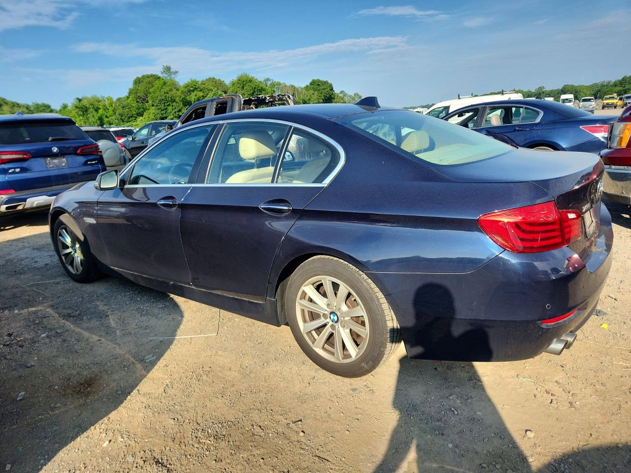 2015 Bmw 528 Xi Blue vin: WBA5A7C5XFG143764