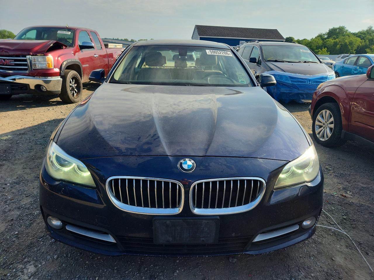 2015 Bmw 528 Xi Blue vin: WBA5A7C5XFG143764