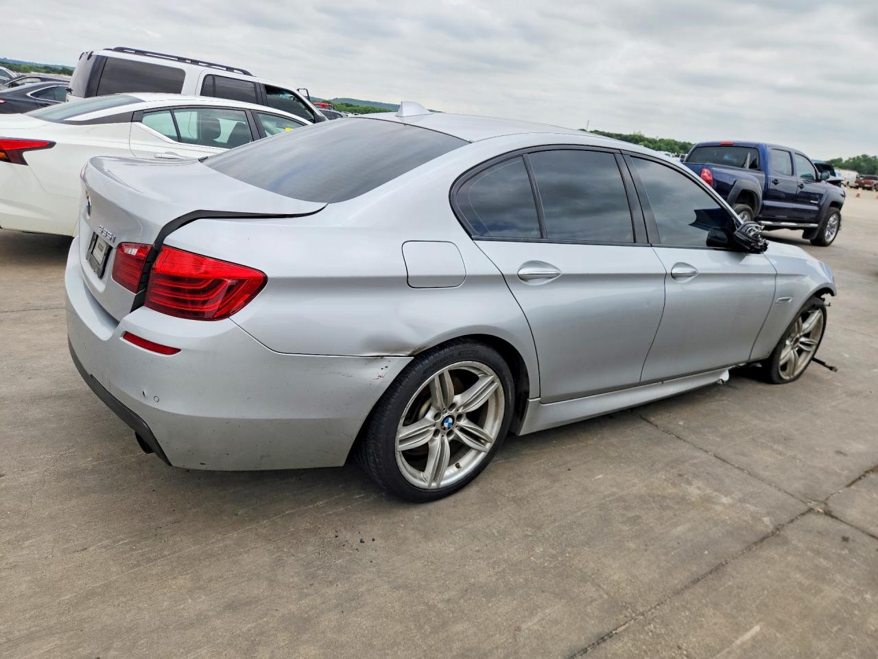 2014 Bmw 535 I Silver vin: WBA5B1C50ED475755