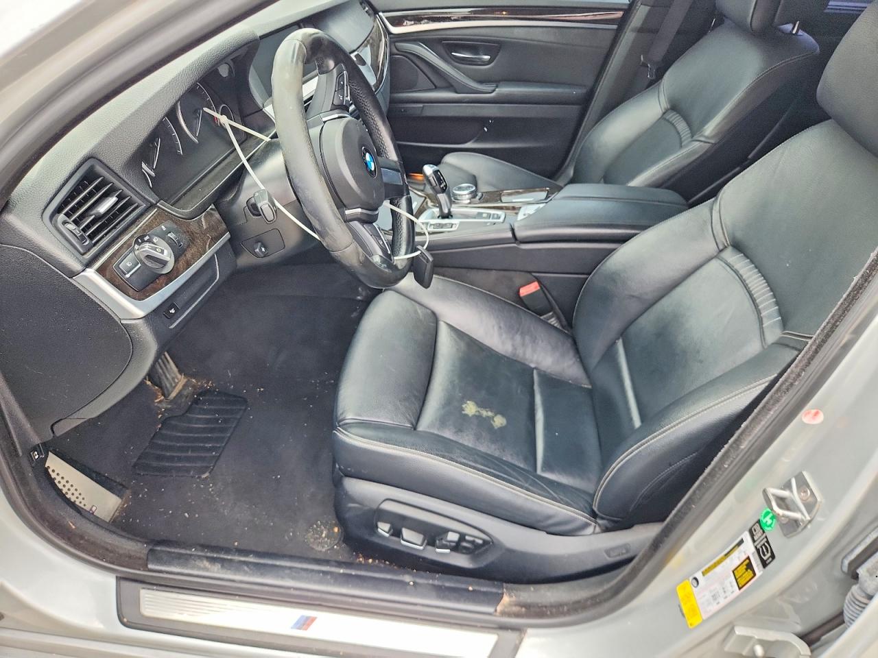 2014 Bmw 535 I Silver vin: WBA5B1C50ED475755
