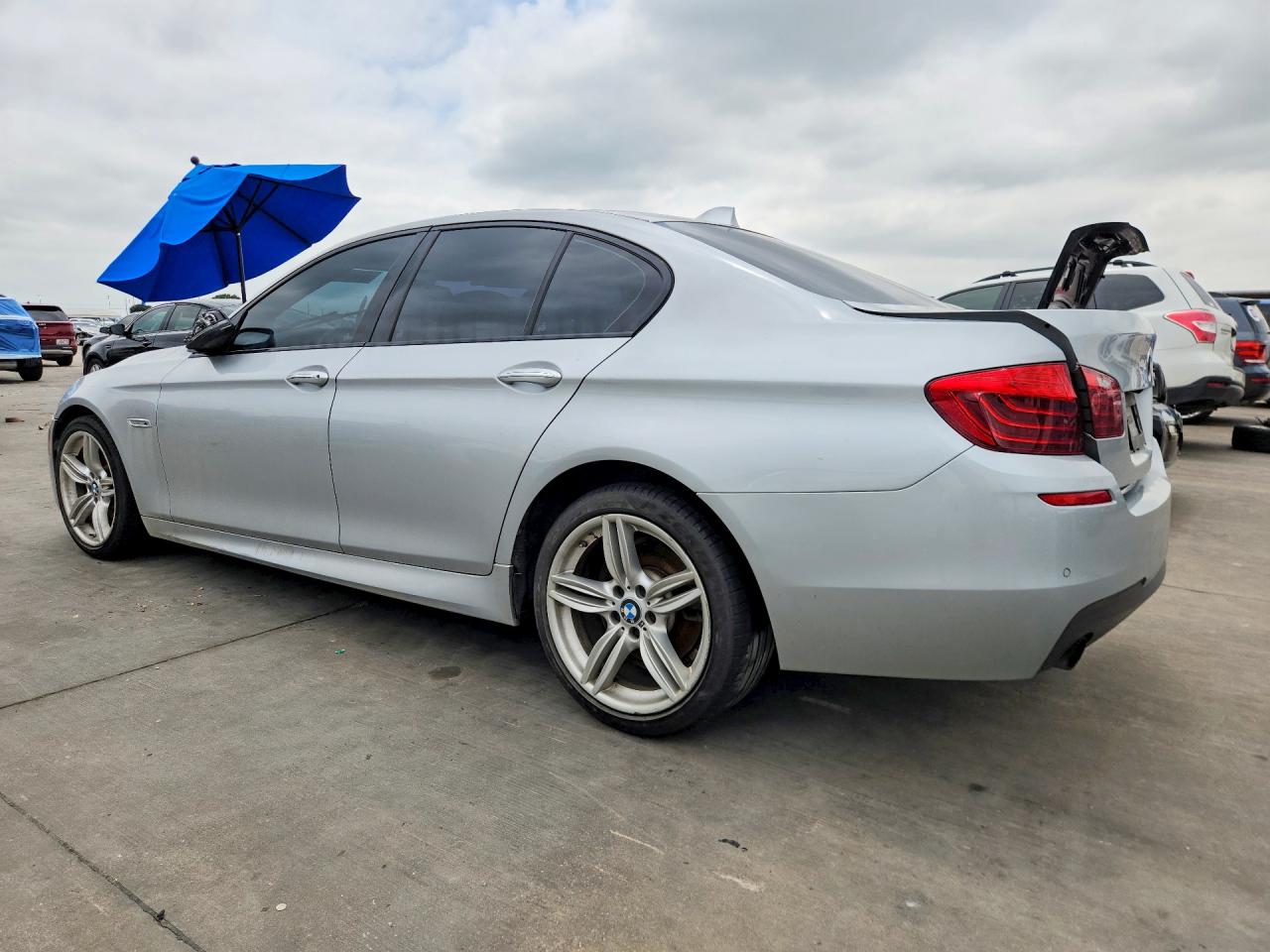 2014 Bmw 535 I Silver vin: WBA5B1C50ED475755