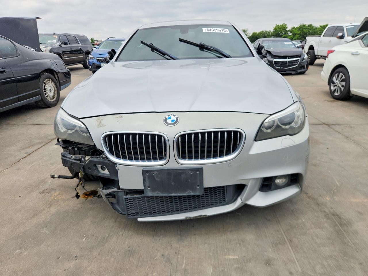 2014 Bmw 535 I Silver vin: WBA5B1C50ED475755