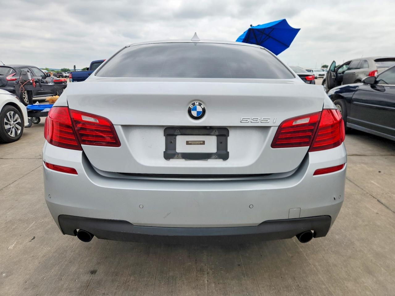 2014 Bmw 535 I Silver vin: WBA5B1C50ED475755