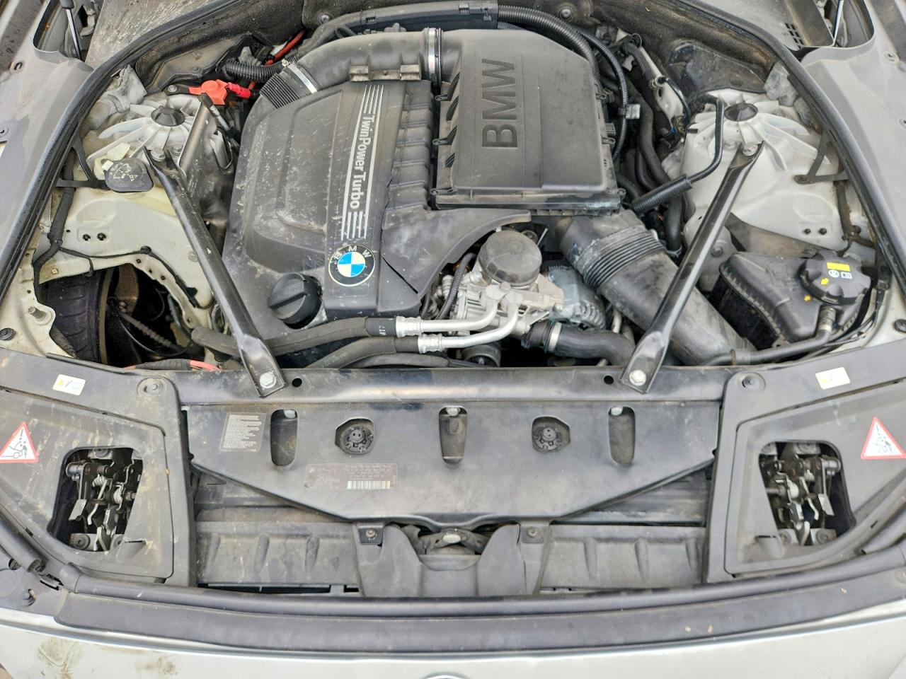 2014 Bmw 535 I Silver vin: WBA5B1C50ED475755