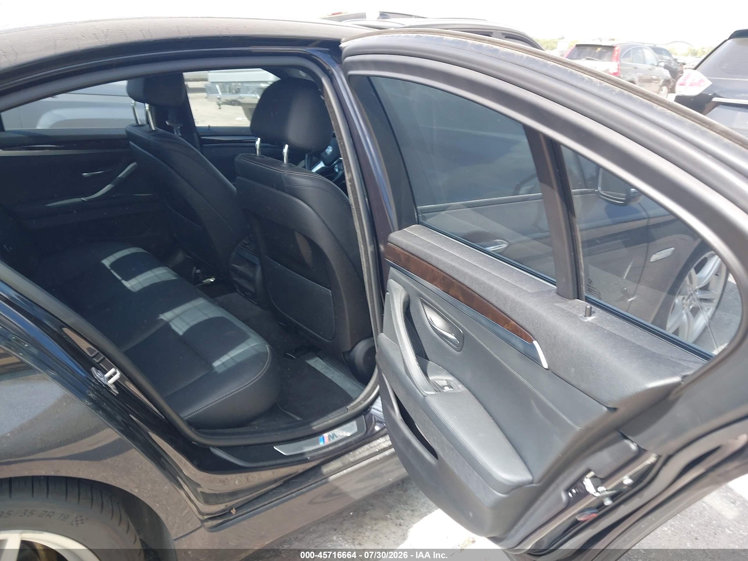 2014 Bmw 535i   Black vin: WBA5B1C50ED477375