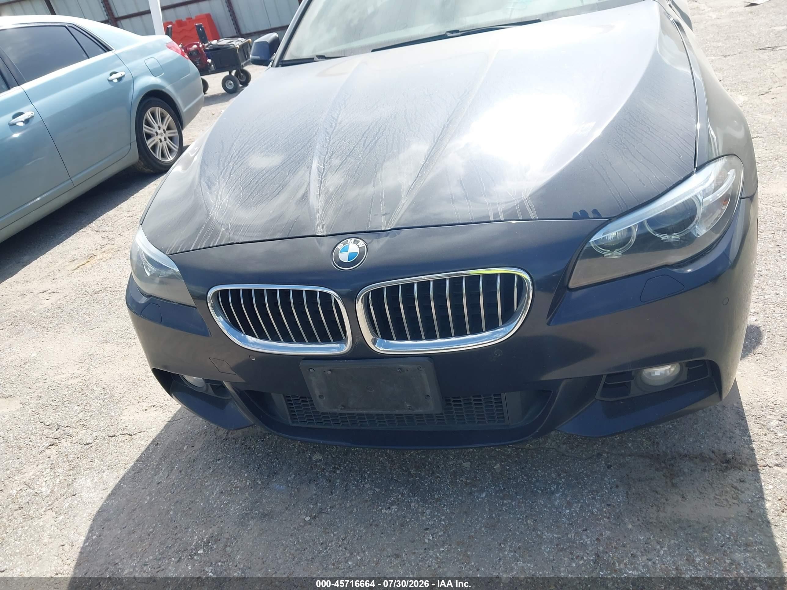 2014 Bmw 535i   Black vin: WBA5B1C50ED477375