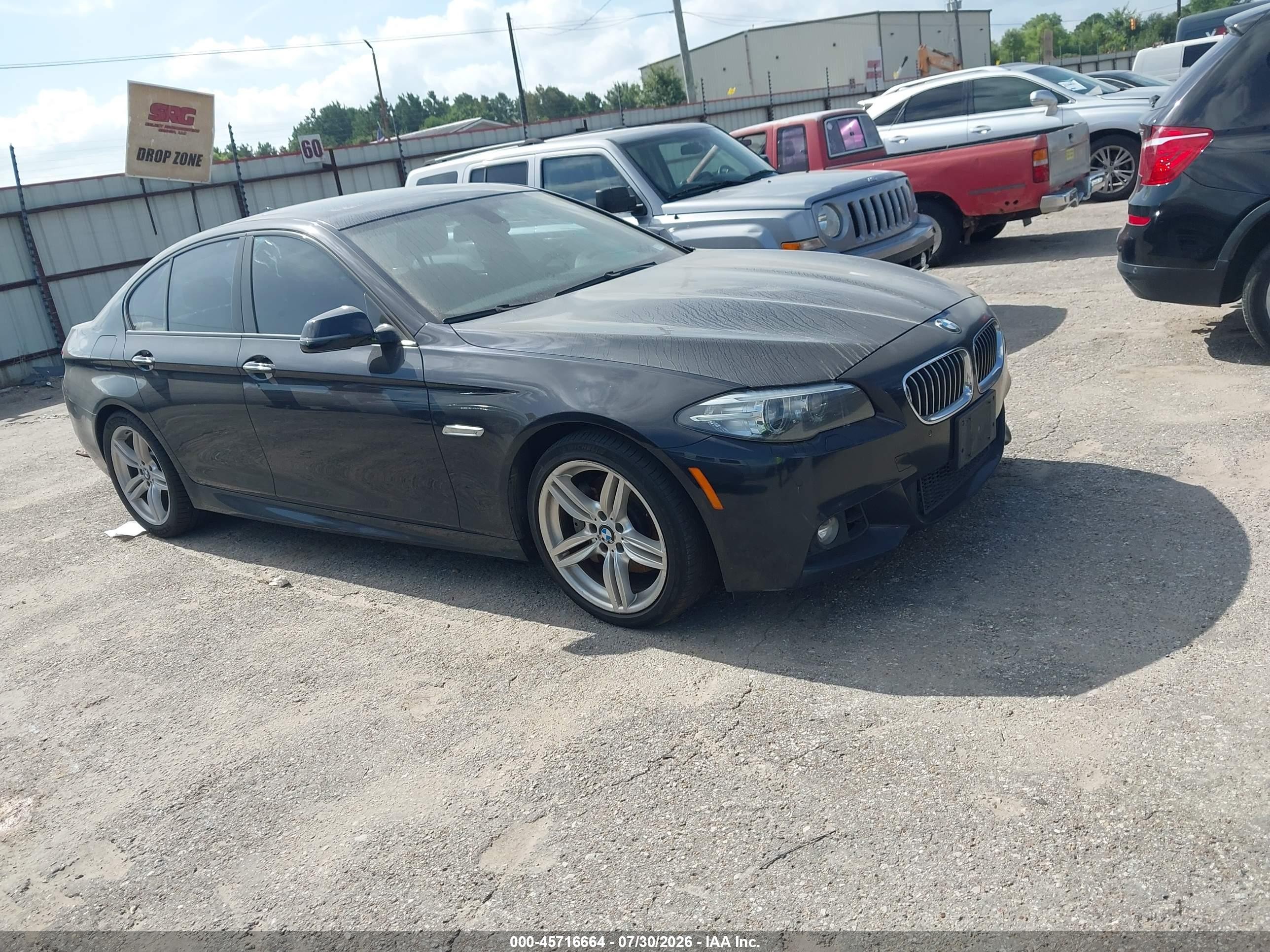 2014 Bmw 535i   Black vin: WBA5B1C50ED477375