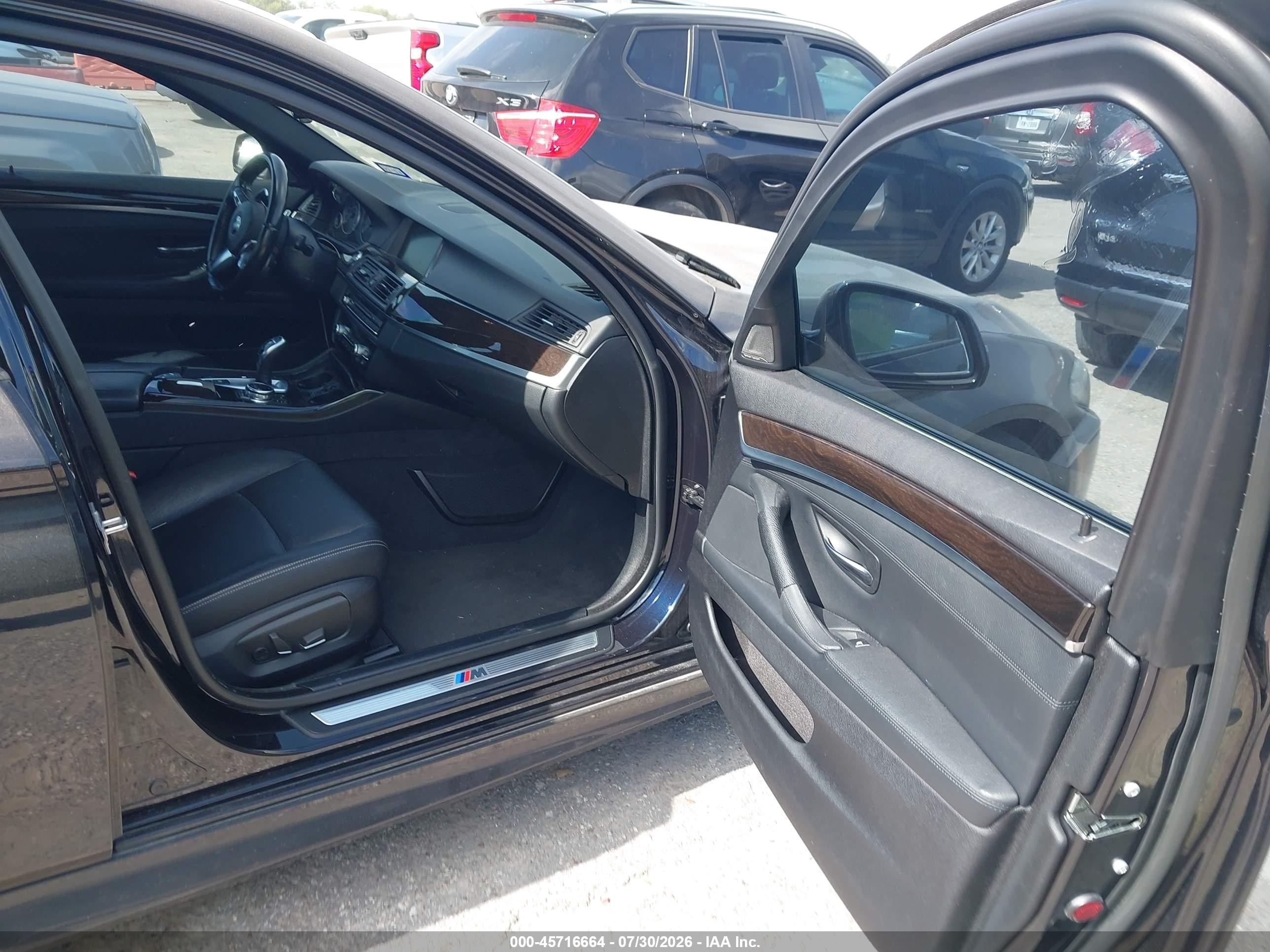 2014 Bmw 535i   Black vin: WBA5B1C50ED477375