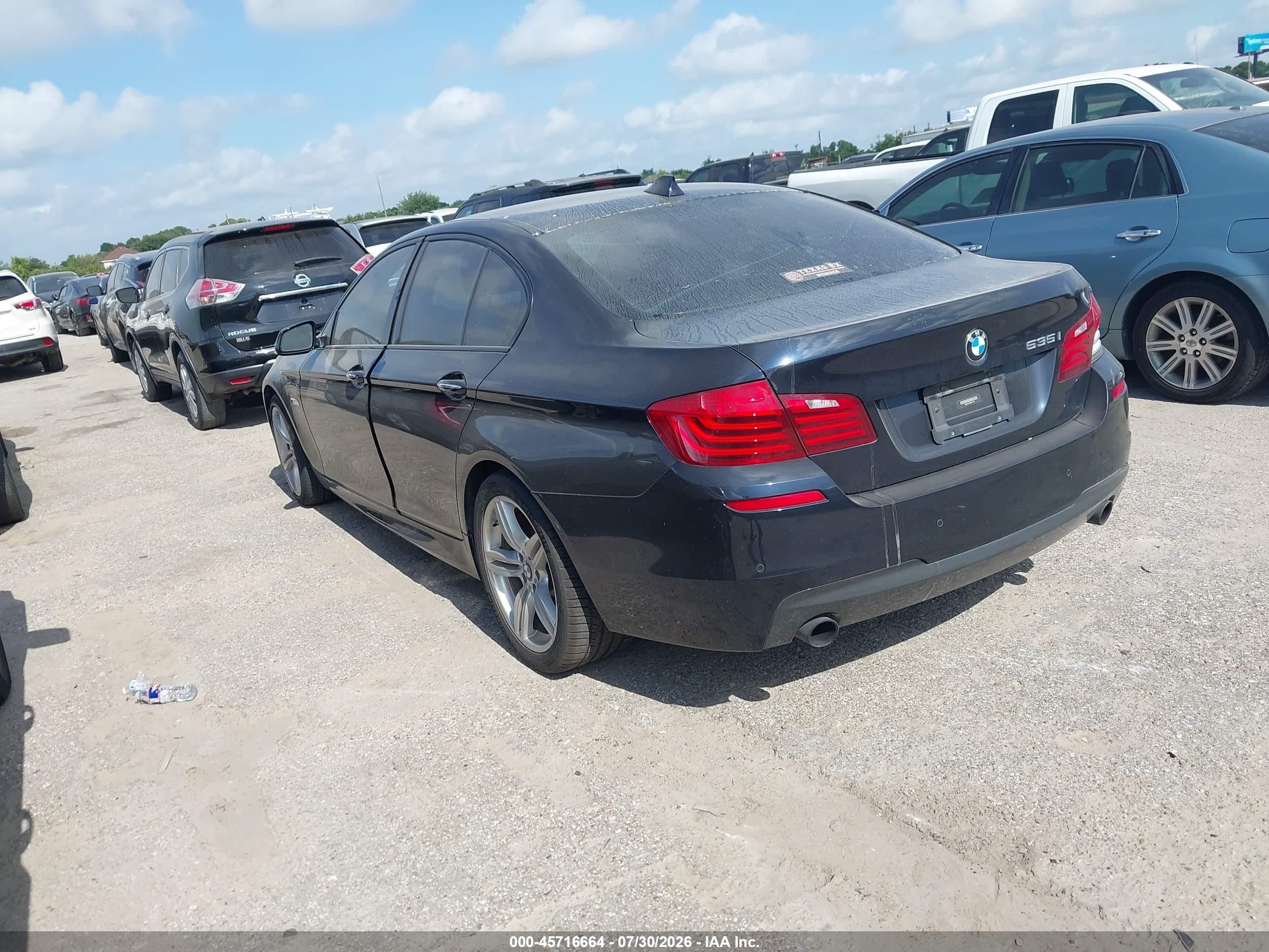 2014 Bmw 535i   Black vin: WBA5B1C50ED477375