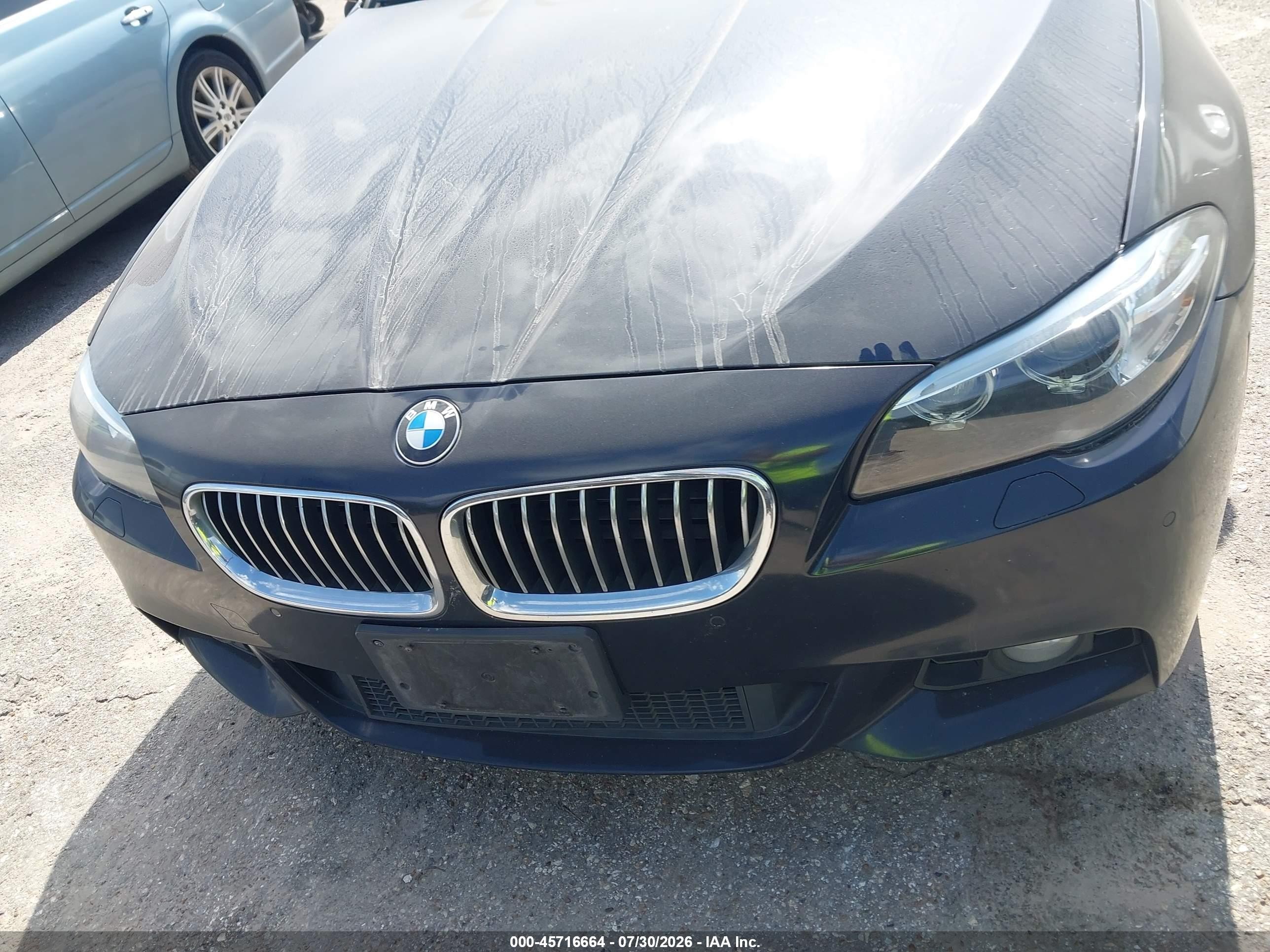 2014 Bmw 535i   Black vin: WBA5B1C50ED477375