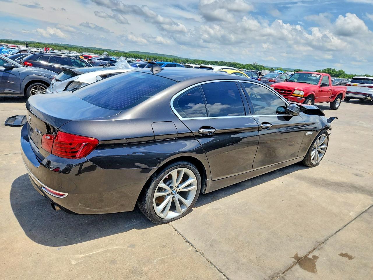 2014 Bmw 535 I Черный vin: WBA5B1C50ED477621
