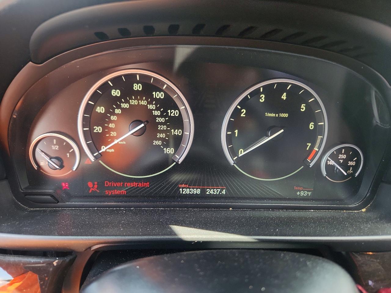 2014 Bmw 535 I Черный vin: WBA5B1C50ED477621