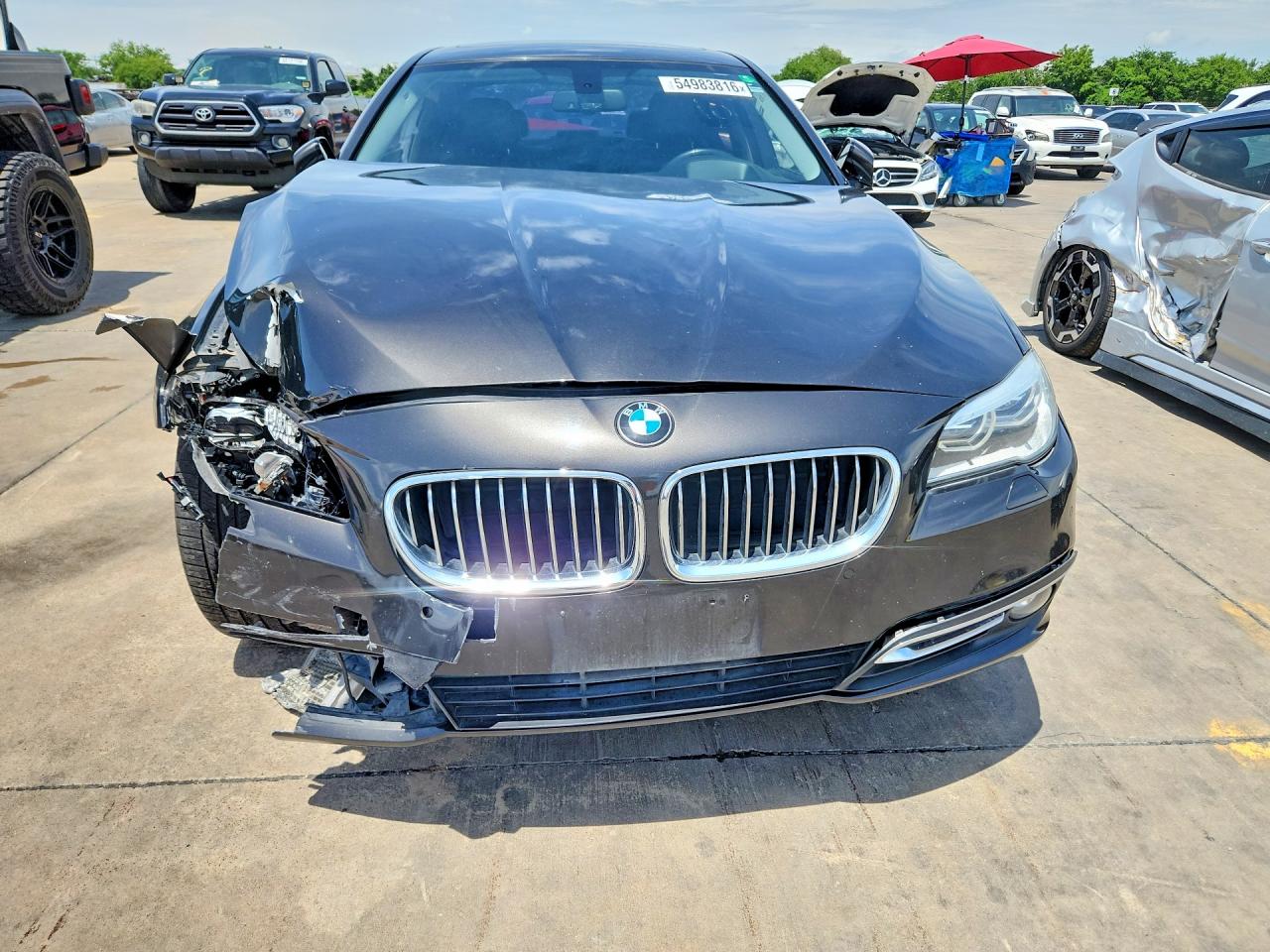 2014 Bmw 535 I Черный vin: WBA5B1C50ED477621