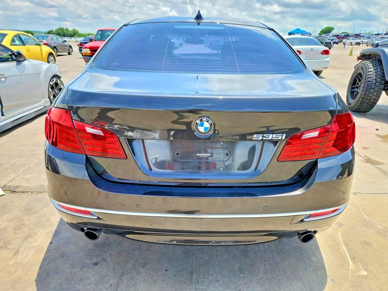 2014 Bmw 535 I Черный vin: WBA5B1C50ED477621