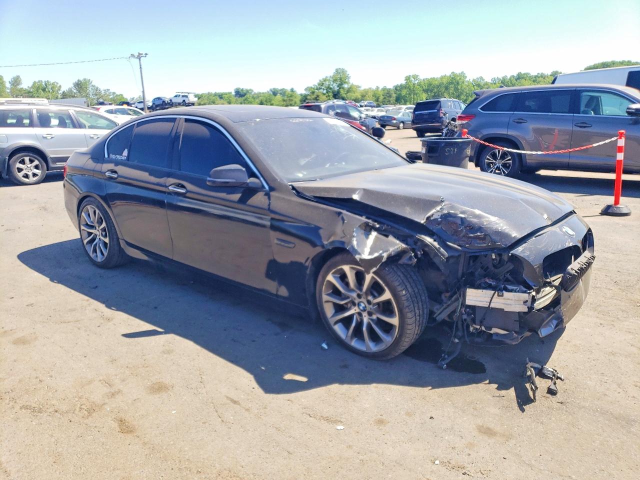 2014 Bmw 535 I Black vin: WBA5B1C50ED478624