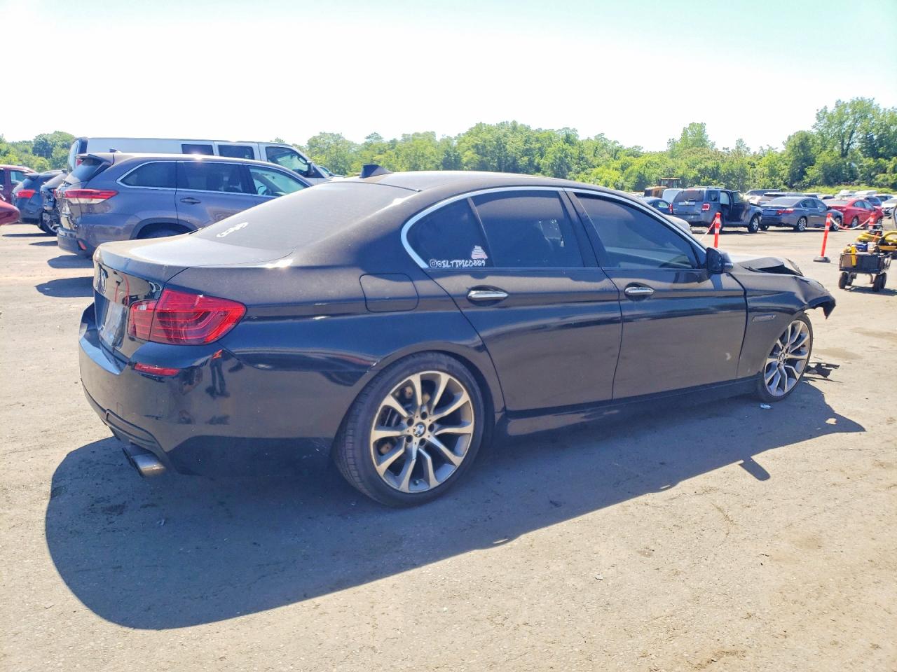 2014 Bmw 535 I Black vin: WBA5B1C50ED478624