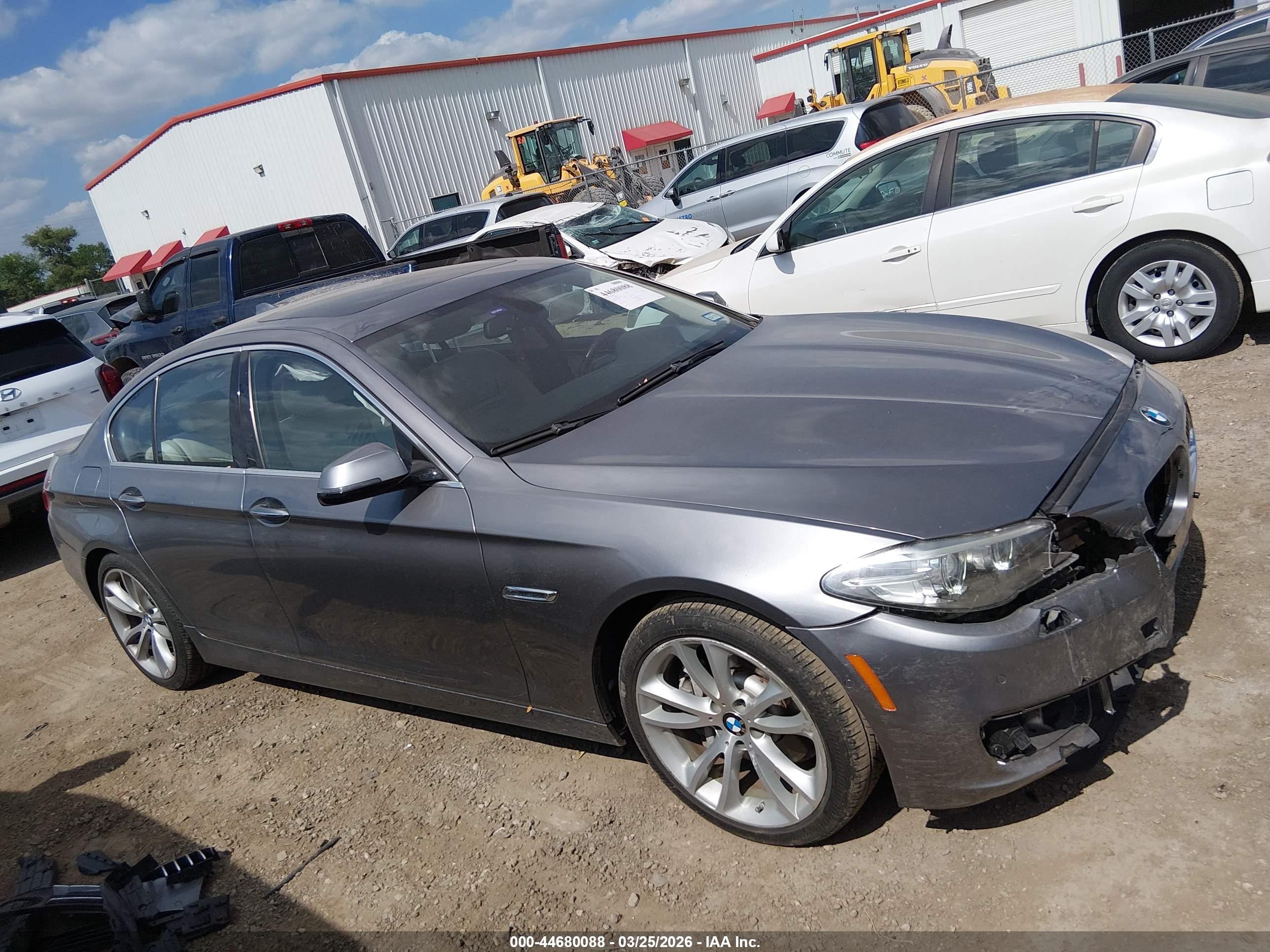 2014 Bmw 535i   Gray vin: WBA5B1C50ED478851