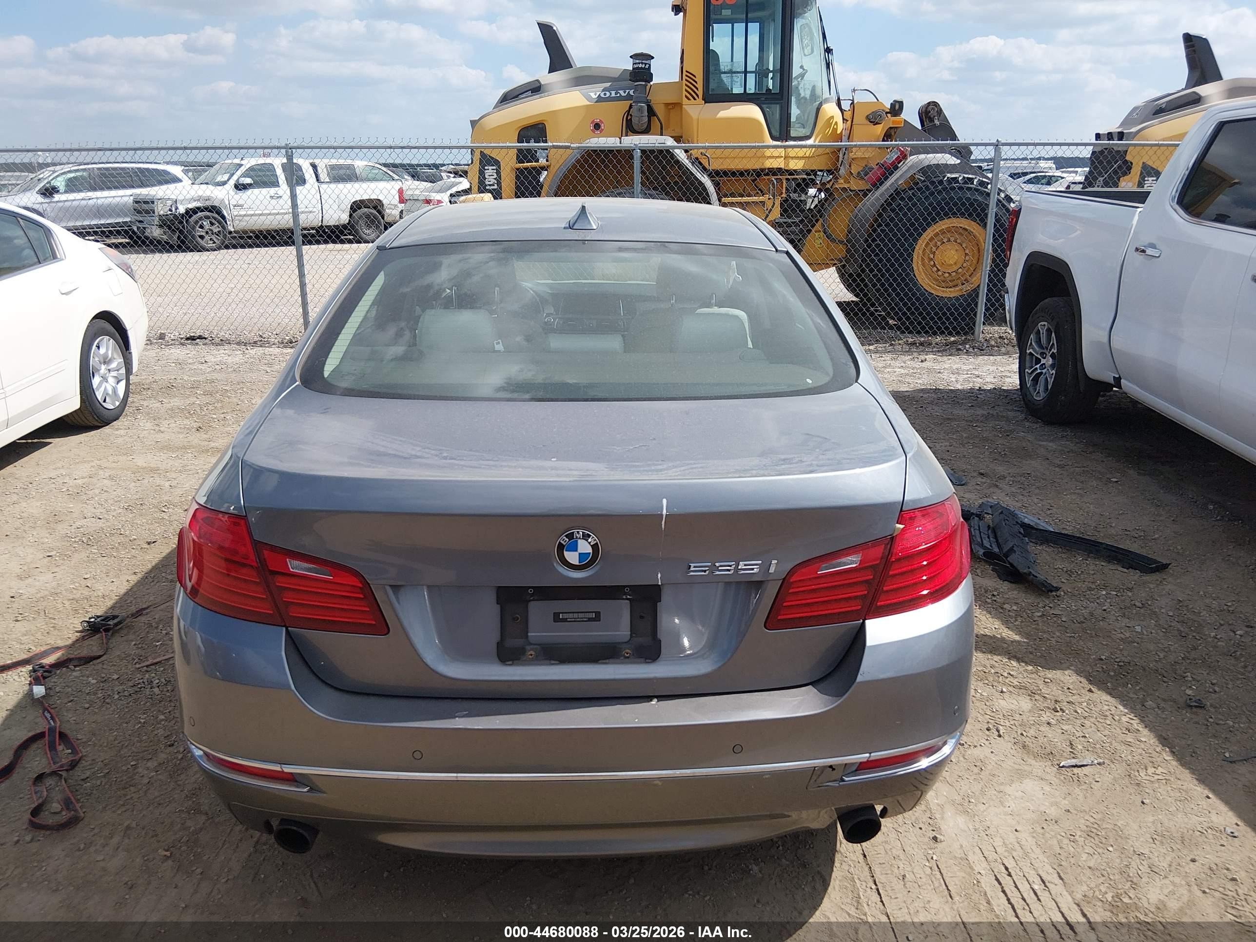 2014 Bmw 535i   Gray vin: WBA5B1C50ED478851