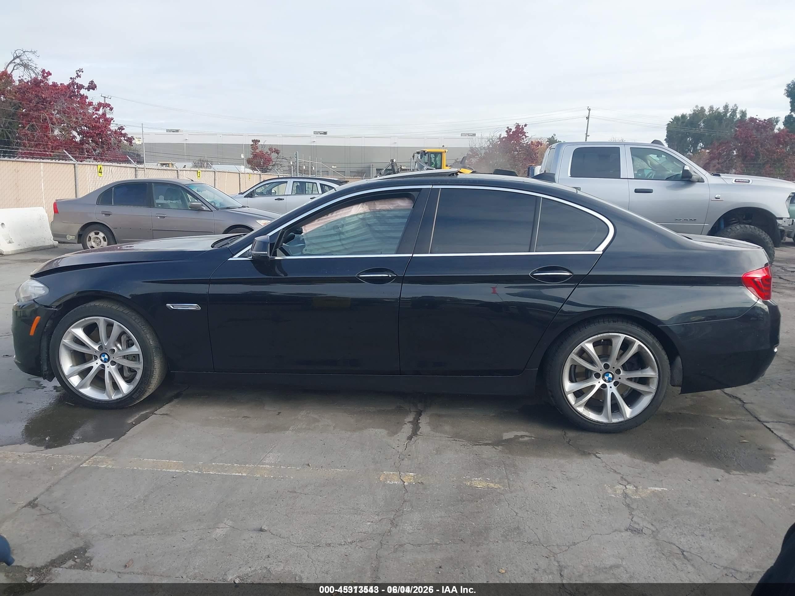 2014 Bmw 535i   Черный vin: WBA5B1C50ED479546