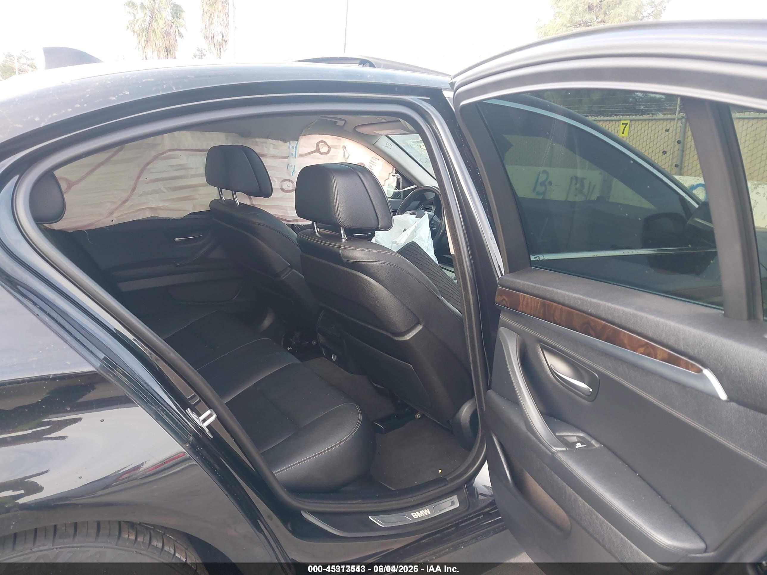 2014 Bmw 535i   Черный vin: WBA5B1C50ED479546