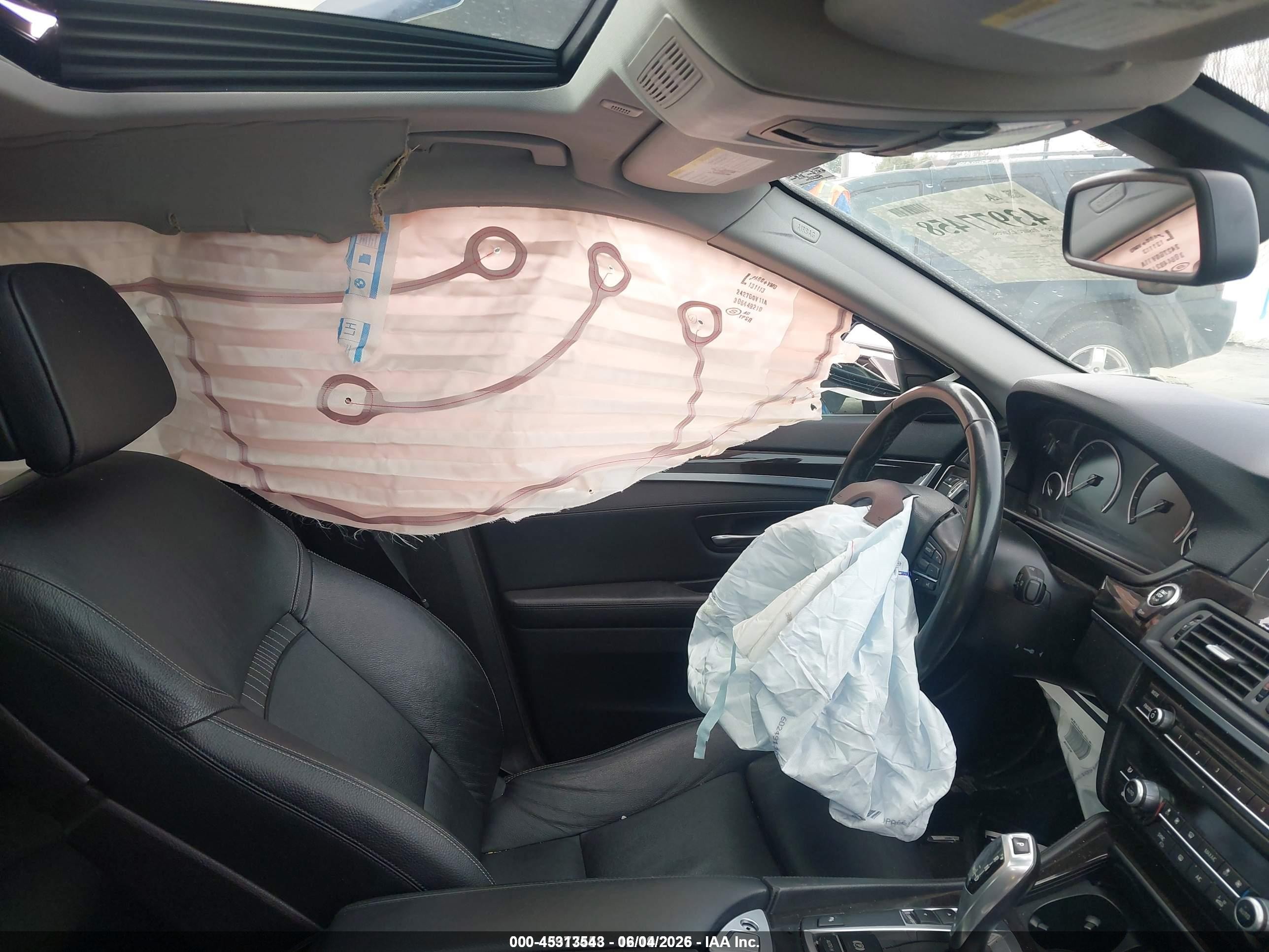 2014 Bmw 535i   Черный vin: WBA5B1C50ED479546