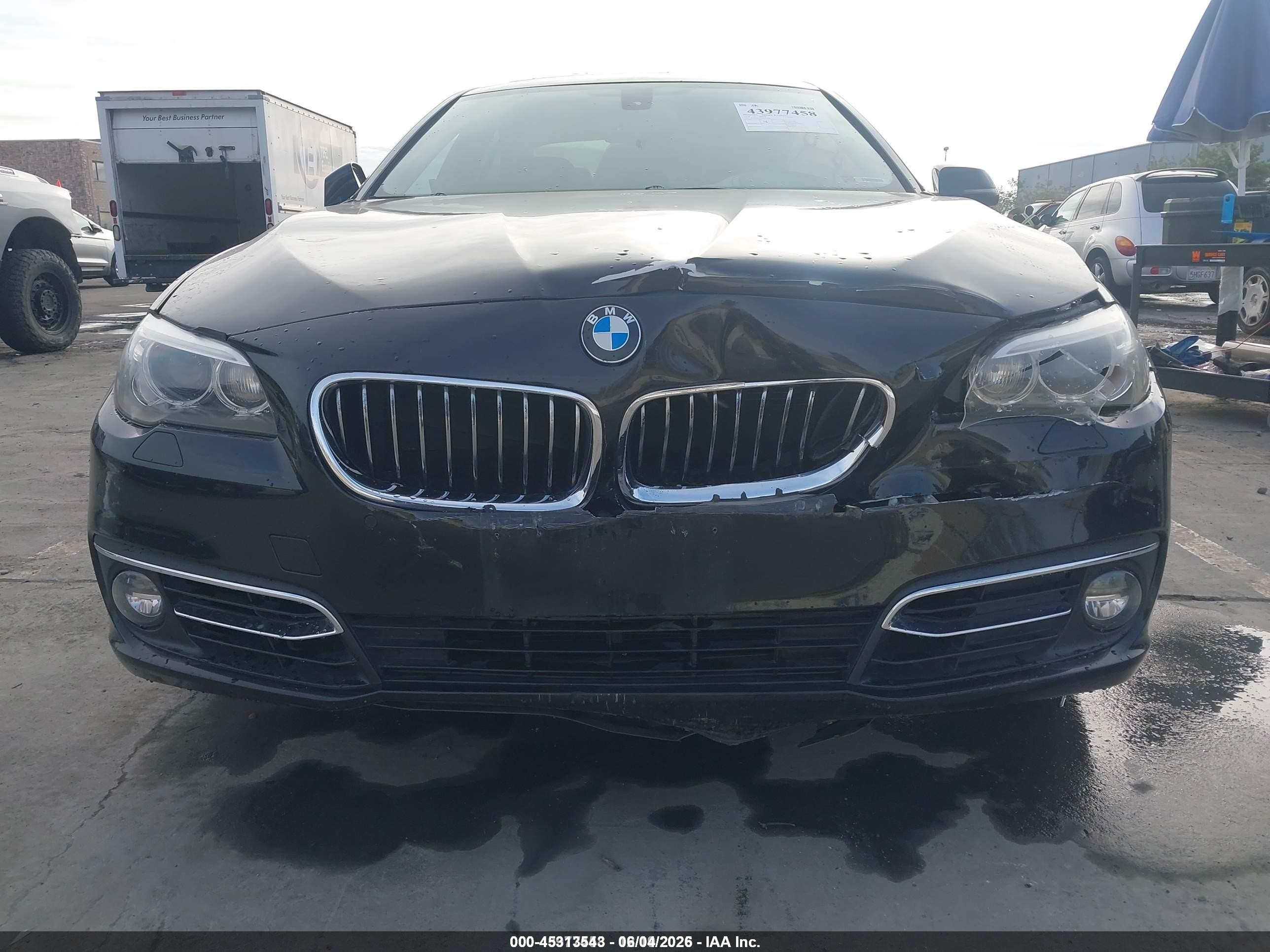 2014 Bmw 535i   Черный vin: WBA5B1C50ED479546