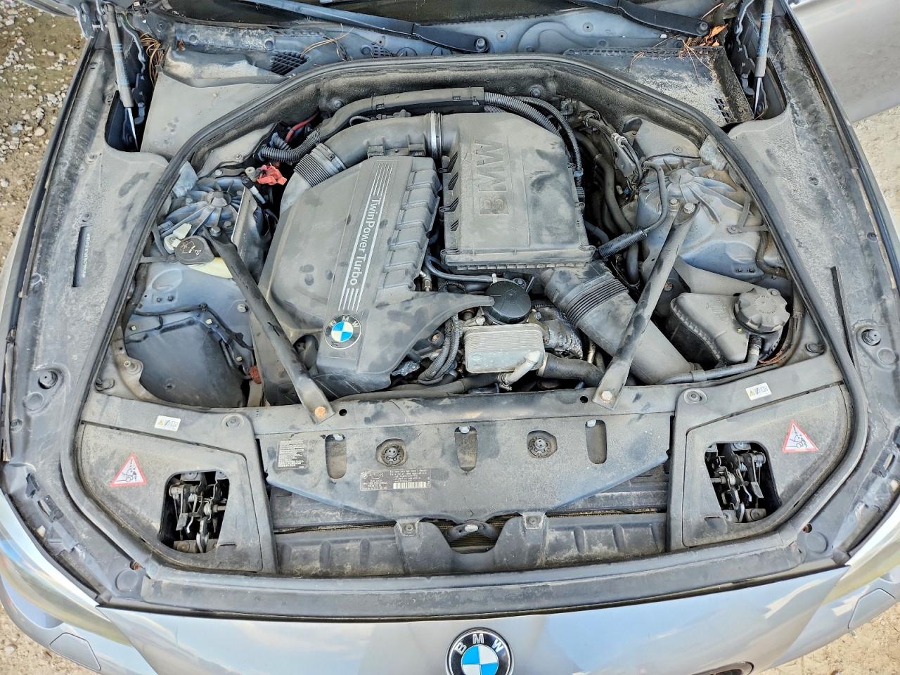 2014 Bmw 535 I Gray vin: WBA5B1C50ED479949