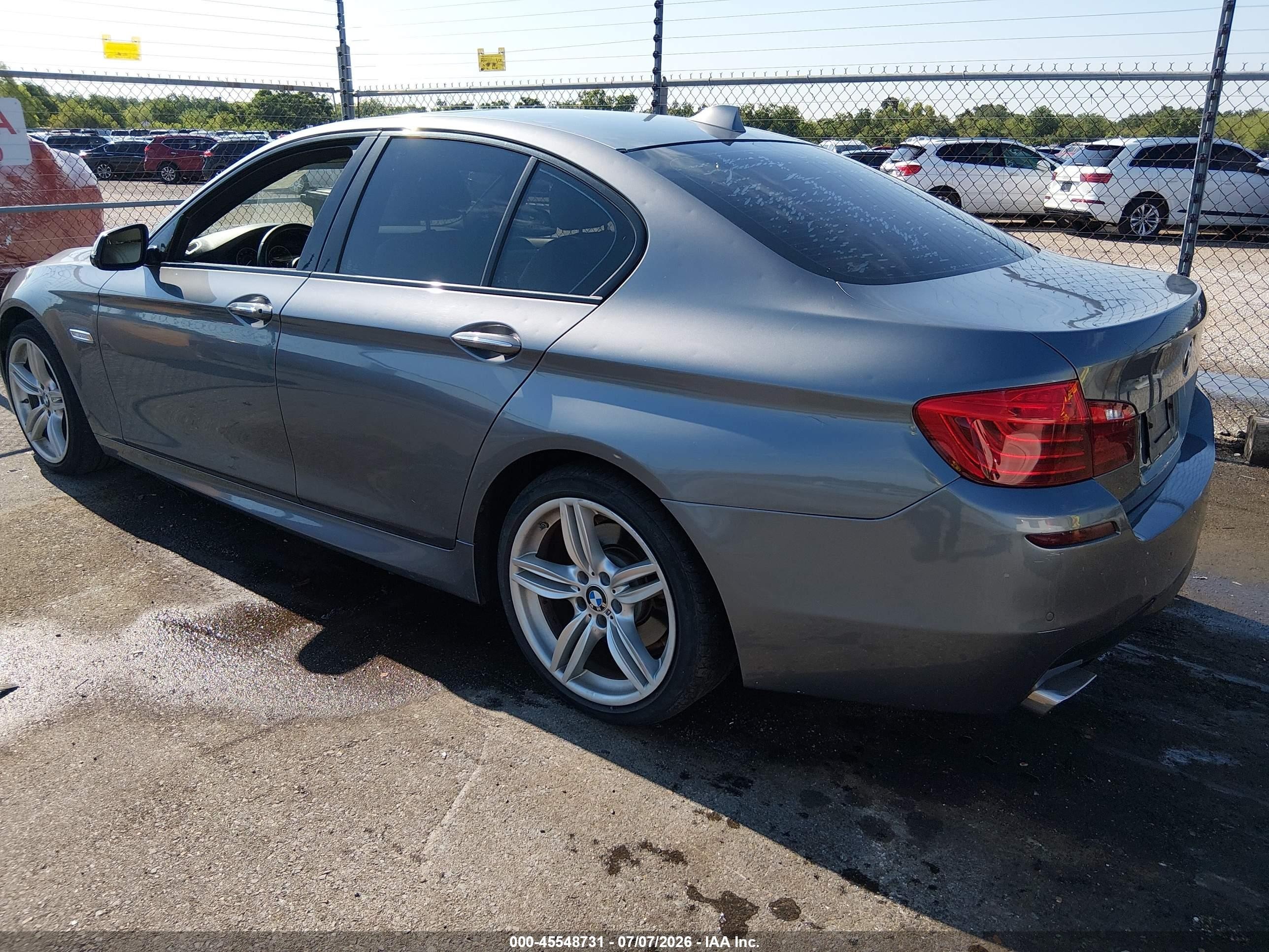2014 Bmw 535i   Gray vin: WBA5B1C50ED483063
