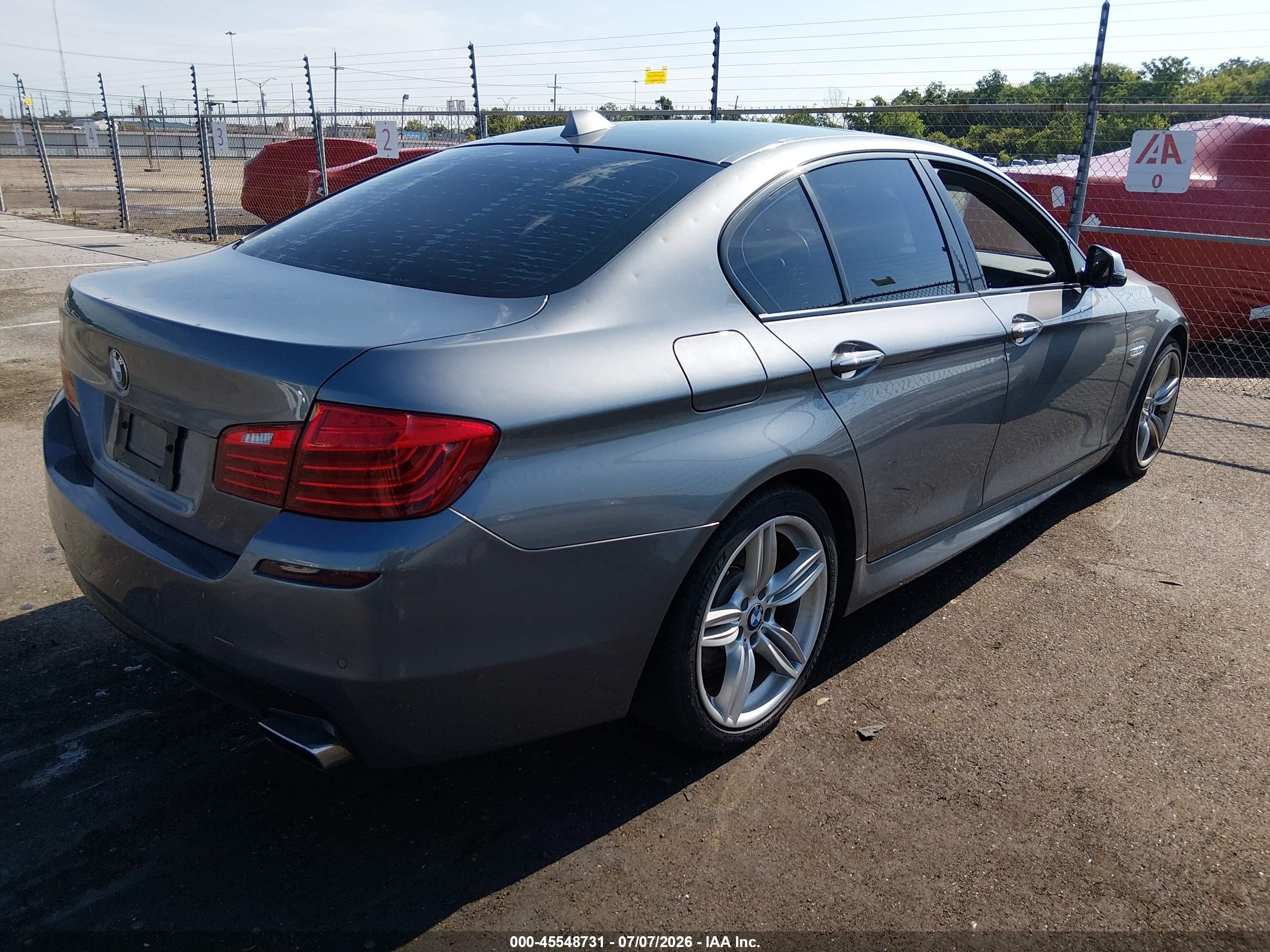 2014 Bmw 535i   Gray vin: WBA5B1C50ED483063