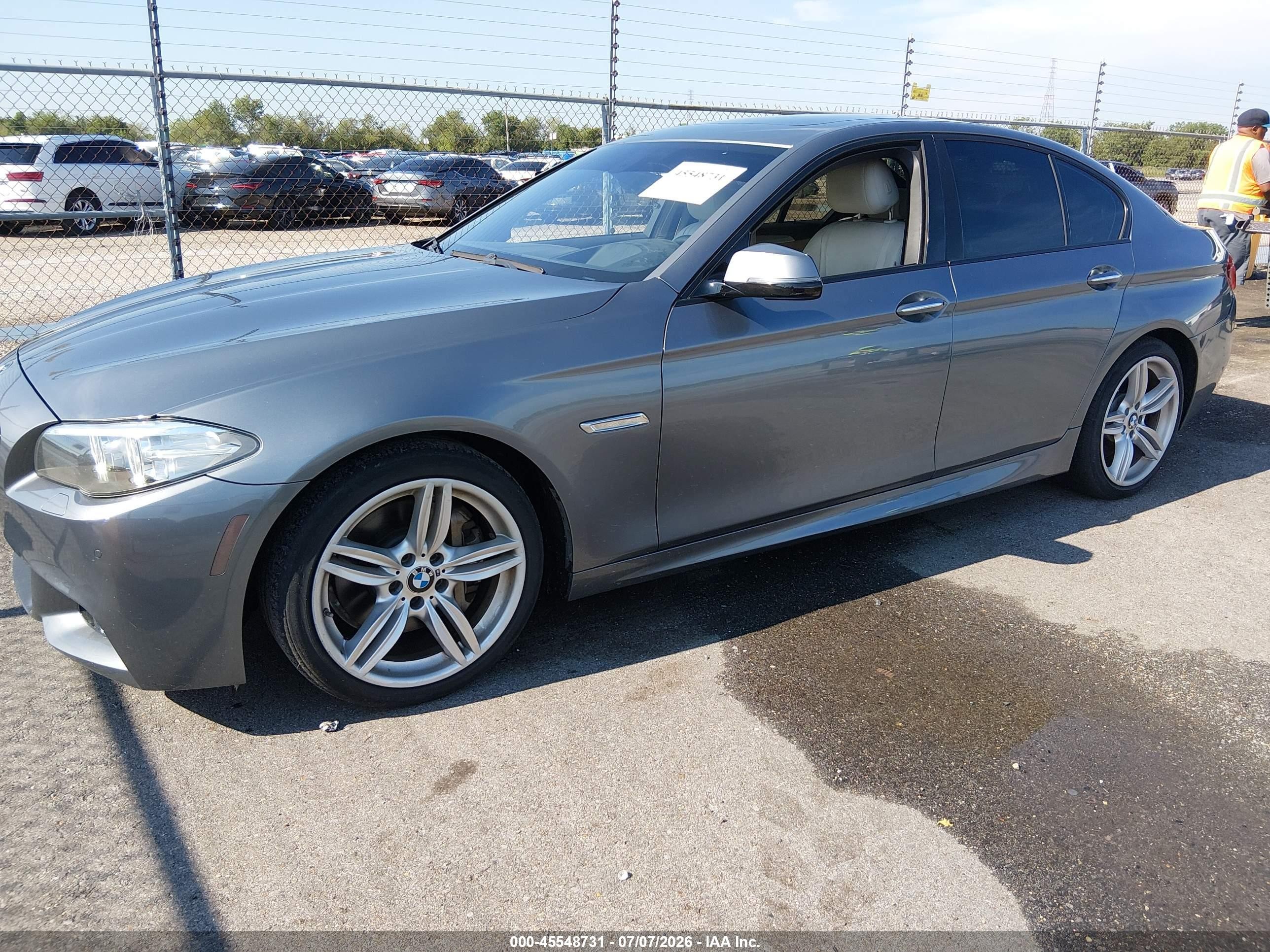 2014 Bmw 535i   Gray vin: WBA5B1C50ED483063