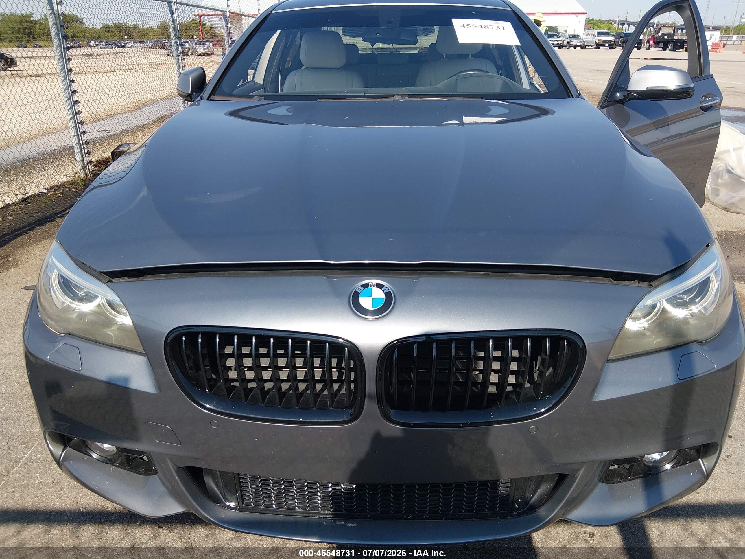 2014 Bmw 535i   Gray vin: WBA5B1C50ED483063