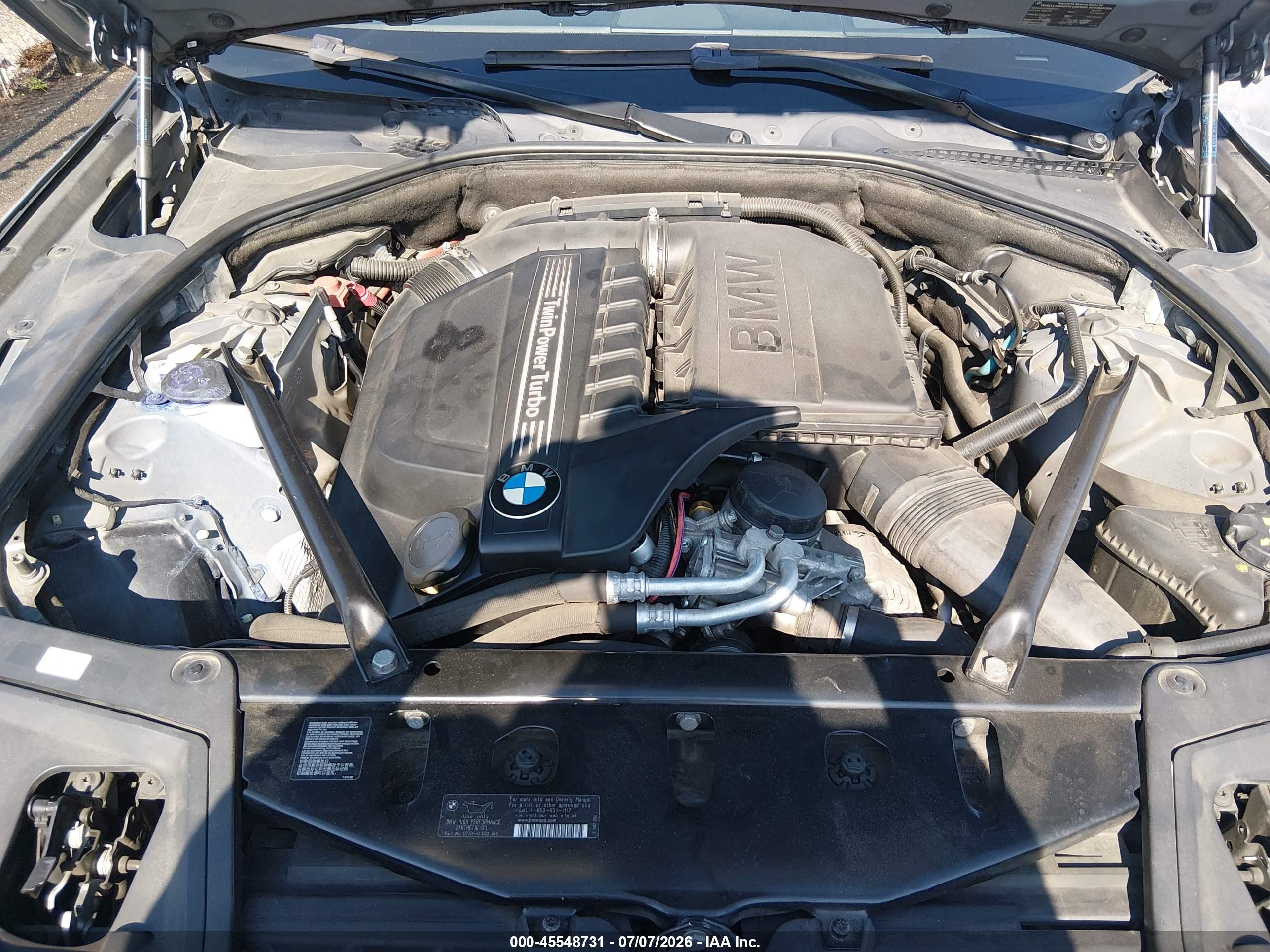 2014 Bmw 535i   Gray vin: WBA5B1C50ED483063