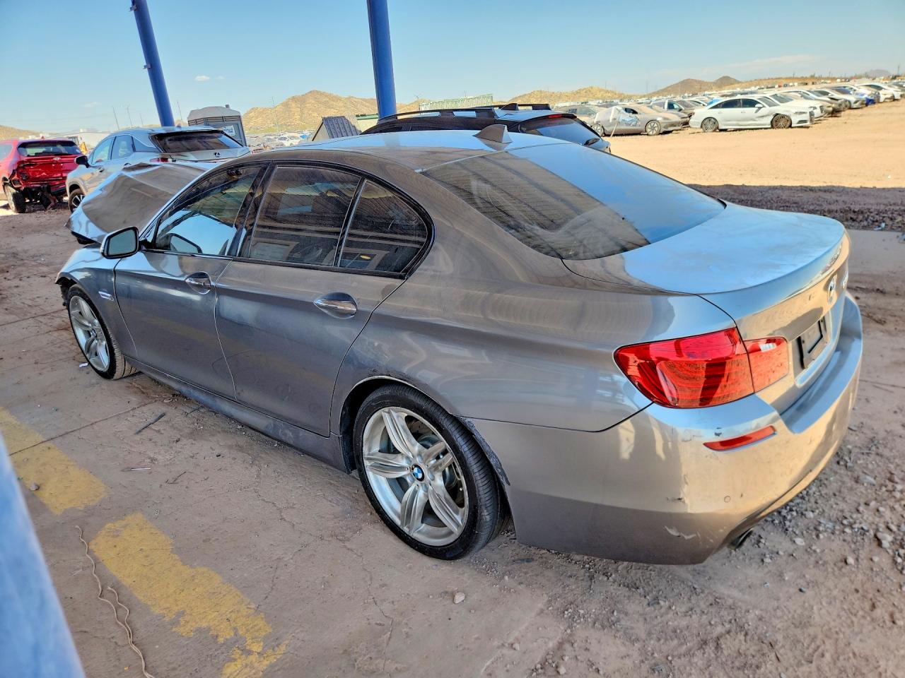 2015 Bmw 535 I Silver vin: WBA5B1C50FD919802