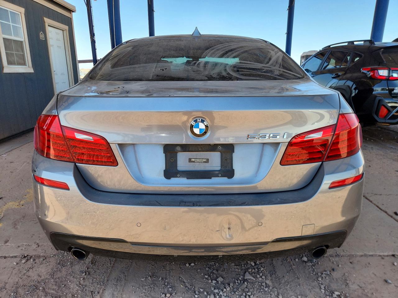 2015 Bmw 535 I Silver vin: WBA5B1C50FD919802