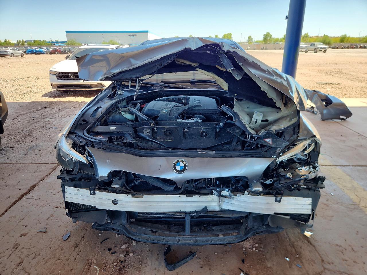 2015 Bmw 535 I Silver vin: WBA5B1C50FD919802