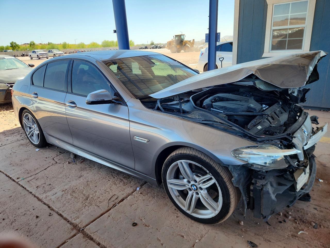 2015 Bmw 535 I Silver vin: WBA5B1C50FD919802