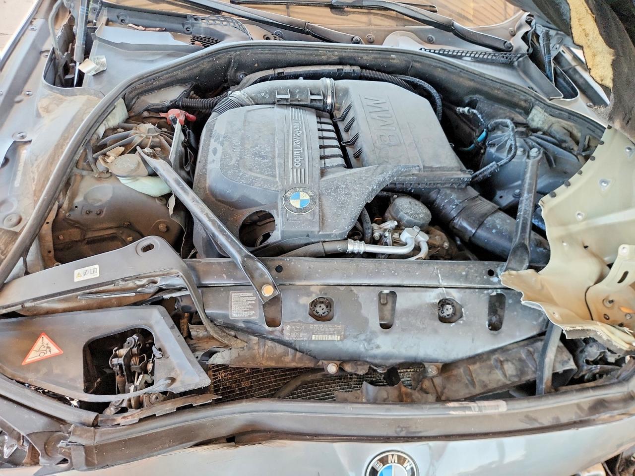2015 Bmw 535 I Silver vin: WBA5B1C50FD919802