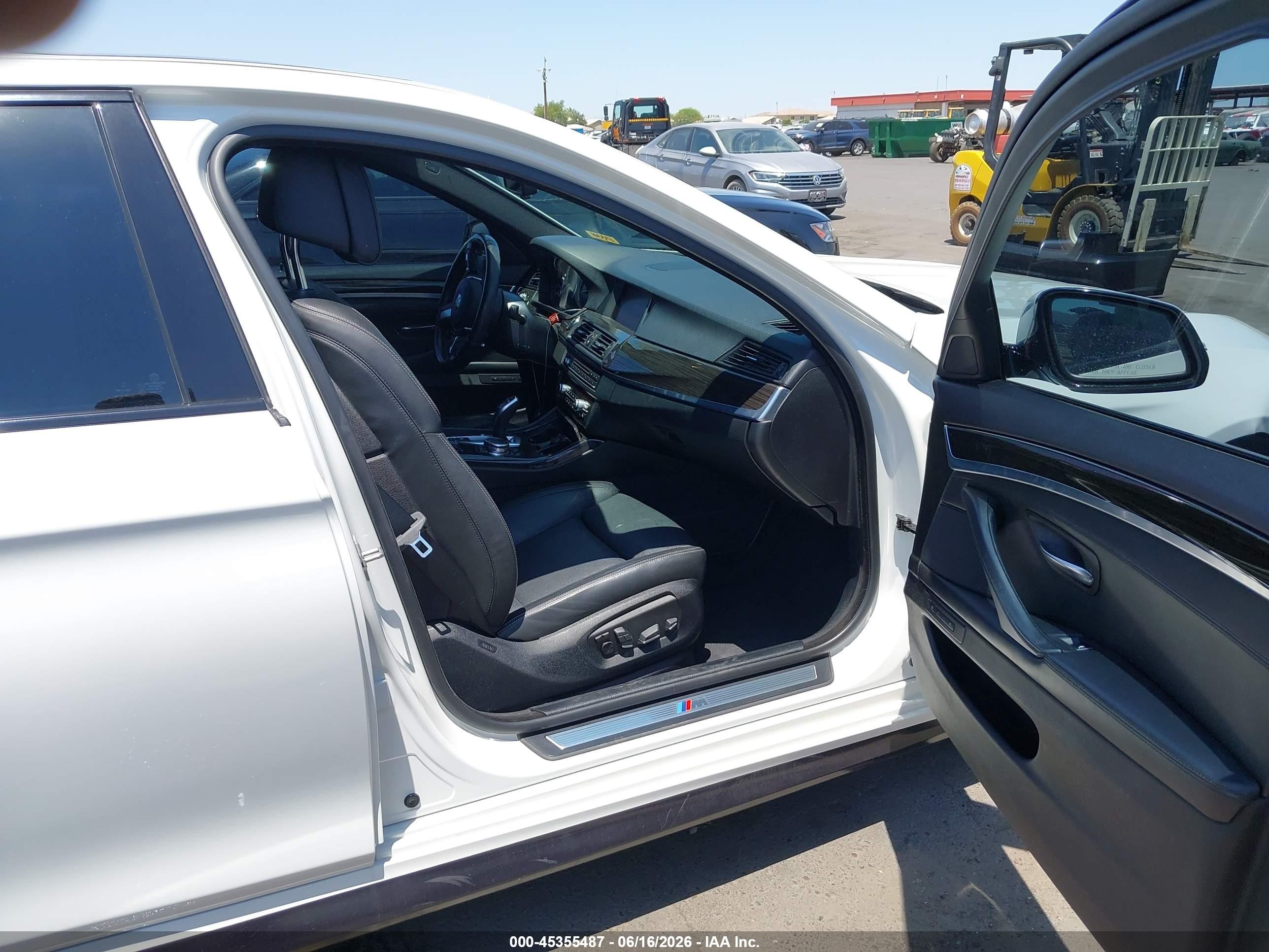 2015 Bmw 535i   White vin: WBA5B1C50FG125087