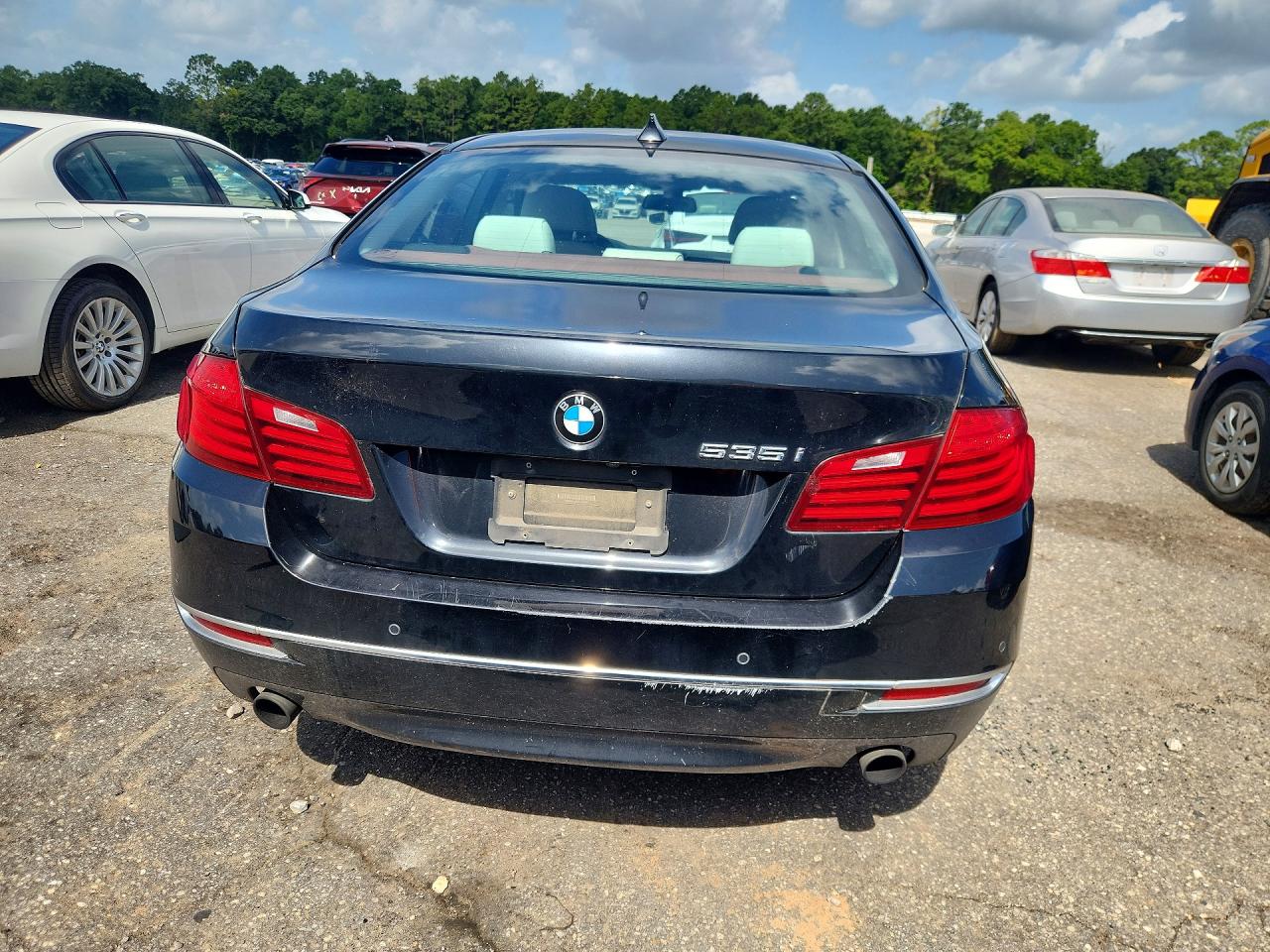2015 Bmw 535 I Черный vin: WBA5B1C50FG126496